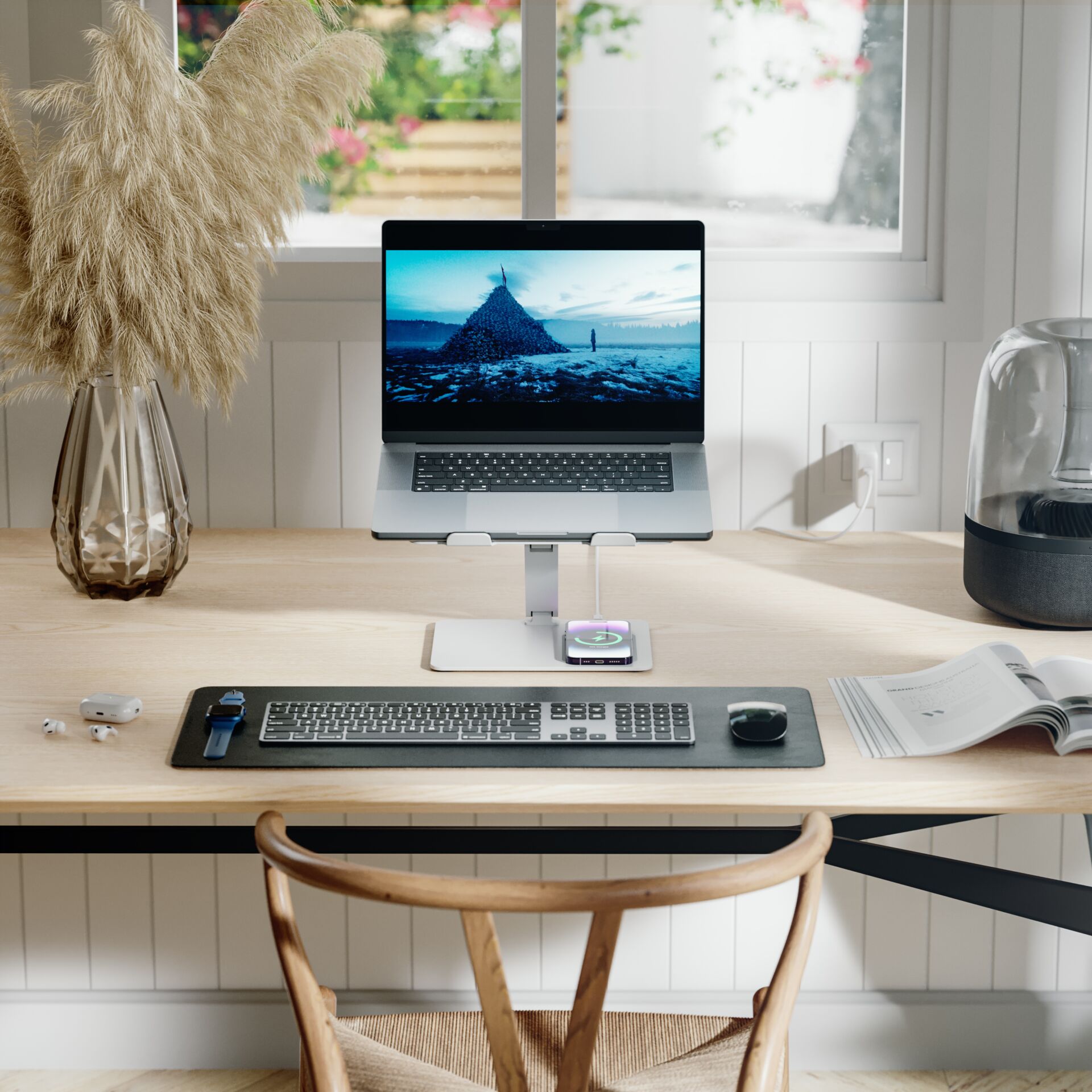 Moebel, Tabelle, Schreibtisch, Computer-Tastatur, Laptop