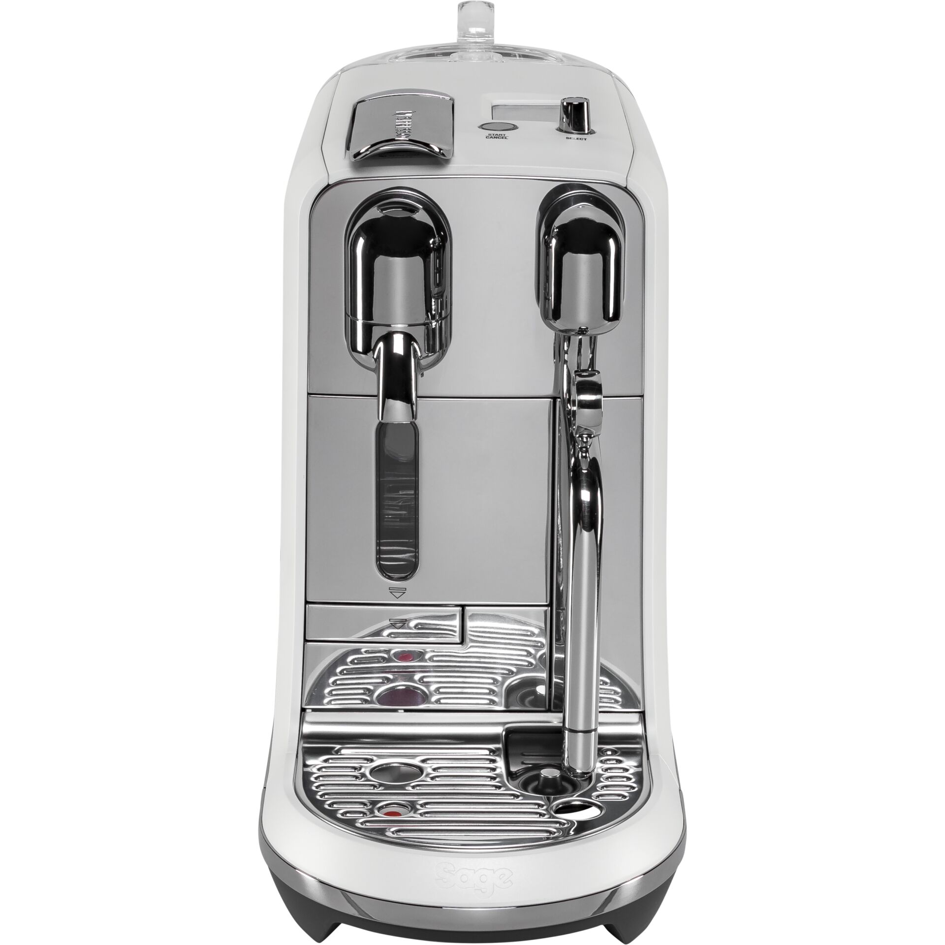 Espresso-Maschine, Kaffeemaschine, Hochdruck, Brühsystem, Chrom-Design