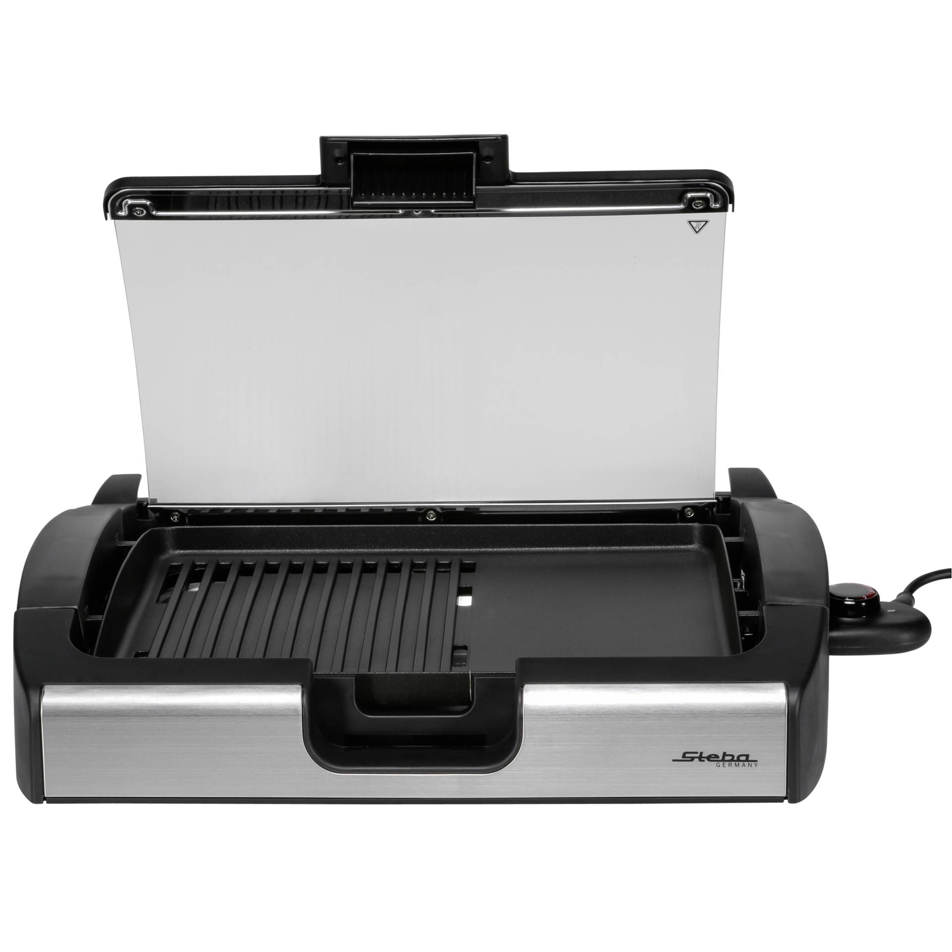 Grill, Kontaktgrill, Edelstahl, Scharniere, Stromanschluss