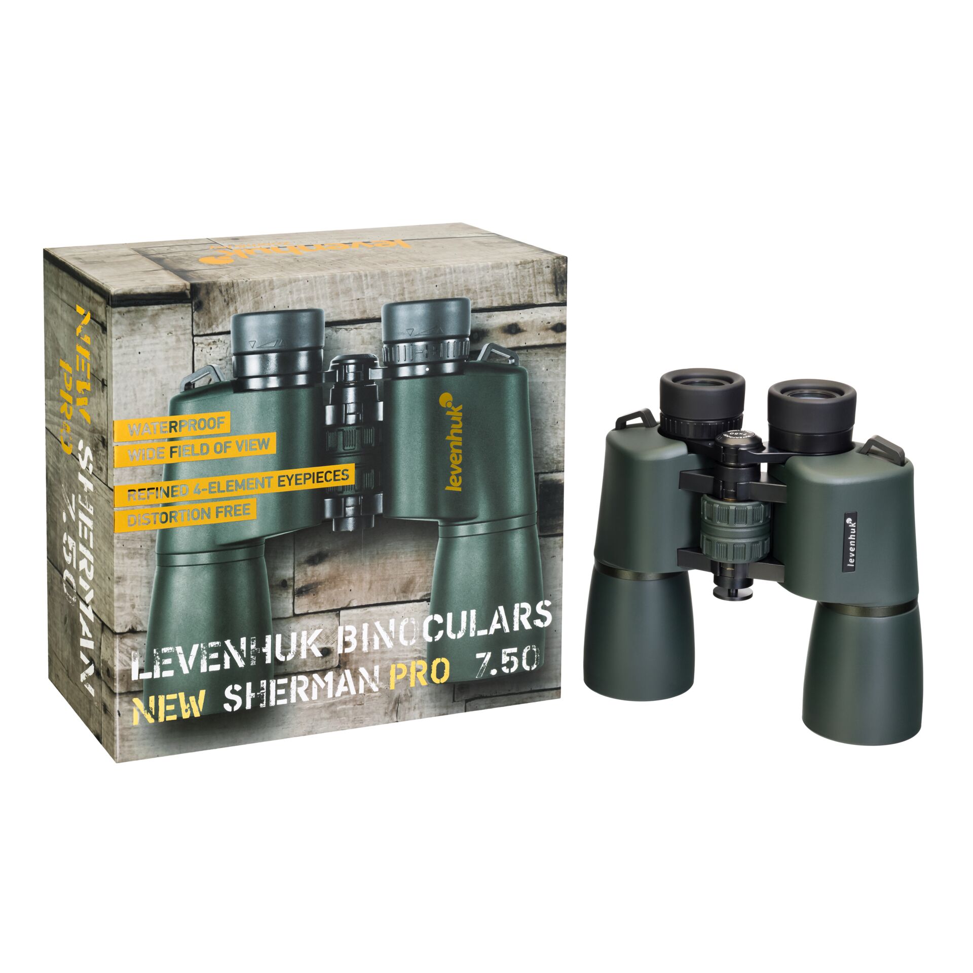 Binoculars, Grün, Kompakt, Sichtfeld, Pro 7.5x
