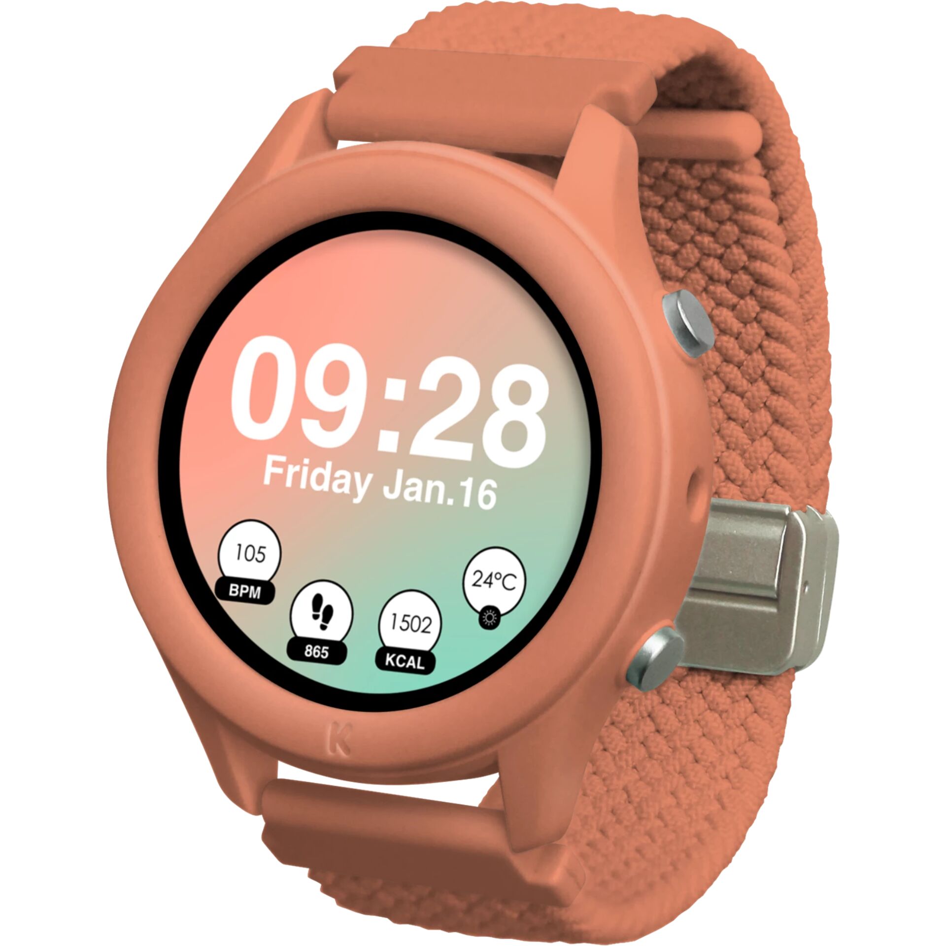 Smartwatch, Uhr, Rosa, Digital, Armband