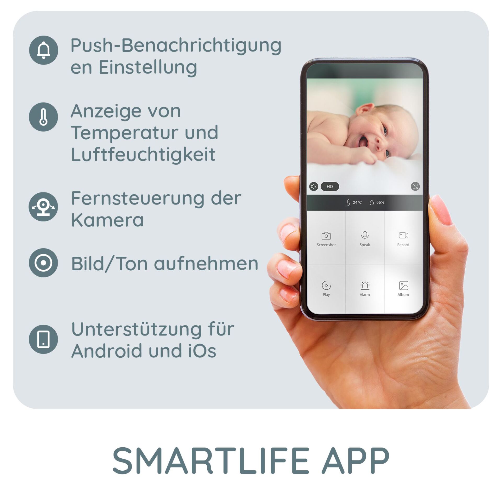 Elektronik, Handy, Telefon, Baby, Person