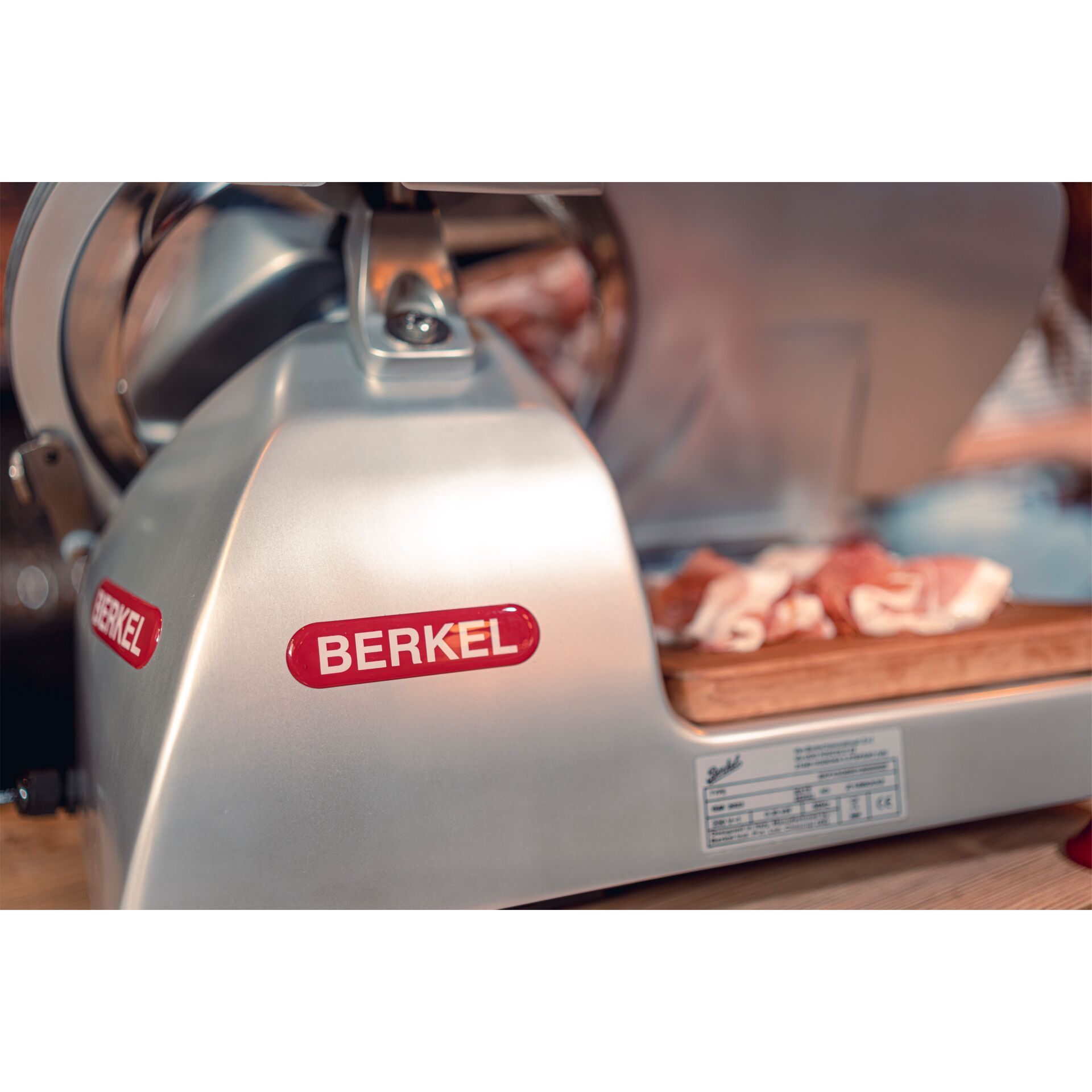 Schneidemaschine, Metall, Rot, Berkel, Butterschneiden
