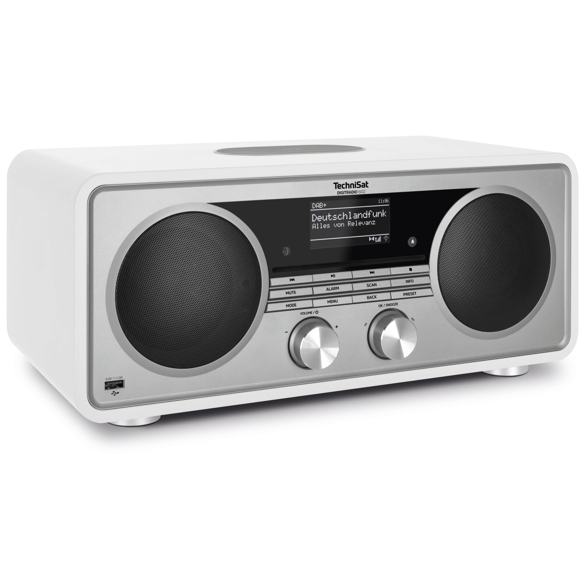 Radio, Stereo, DAB+, USB, Hochformat?