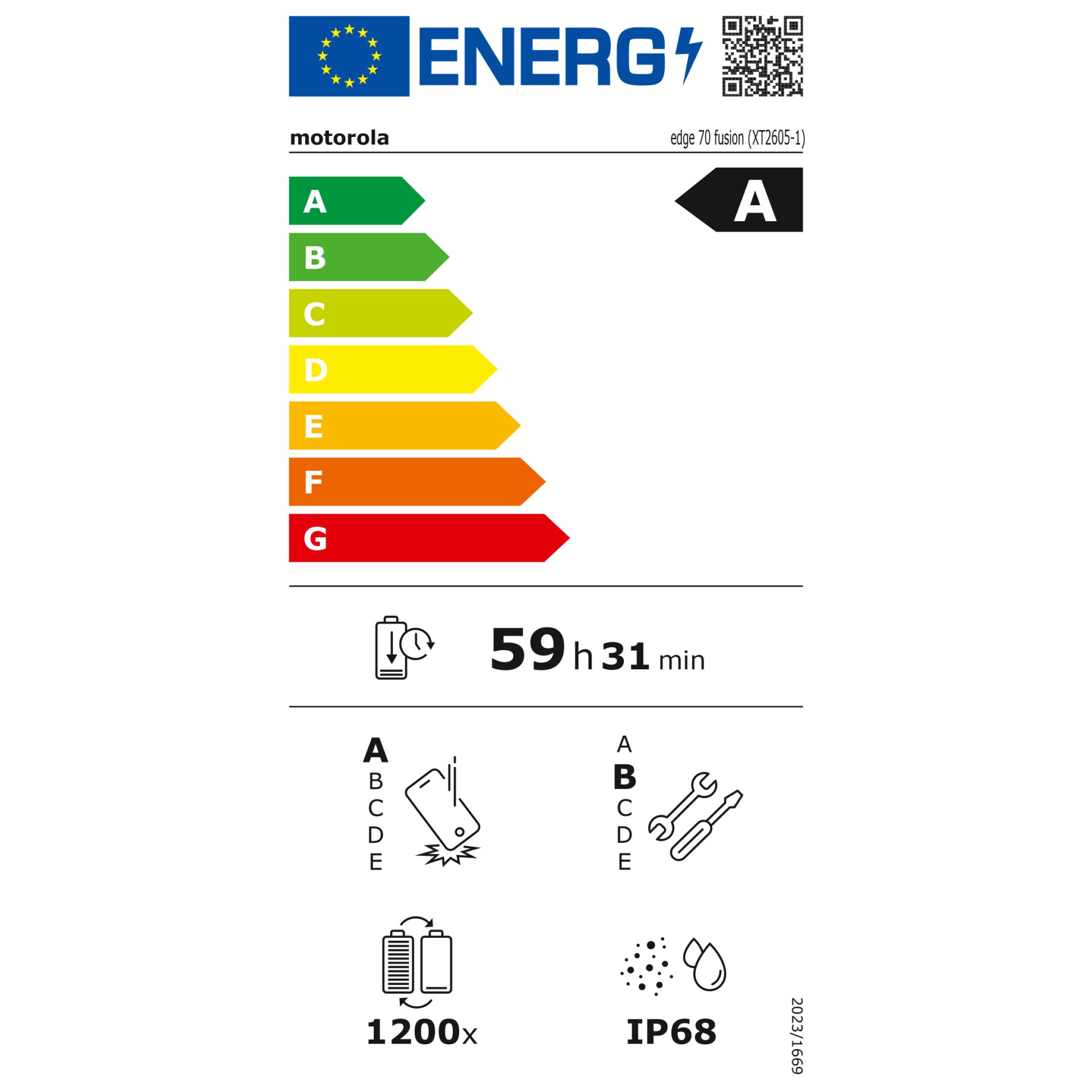 Energieeffizienz, LED-Lampe, A++, 59 h 31 min, Schraub-/Gehäuse