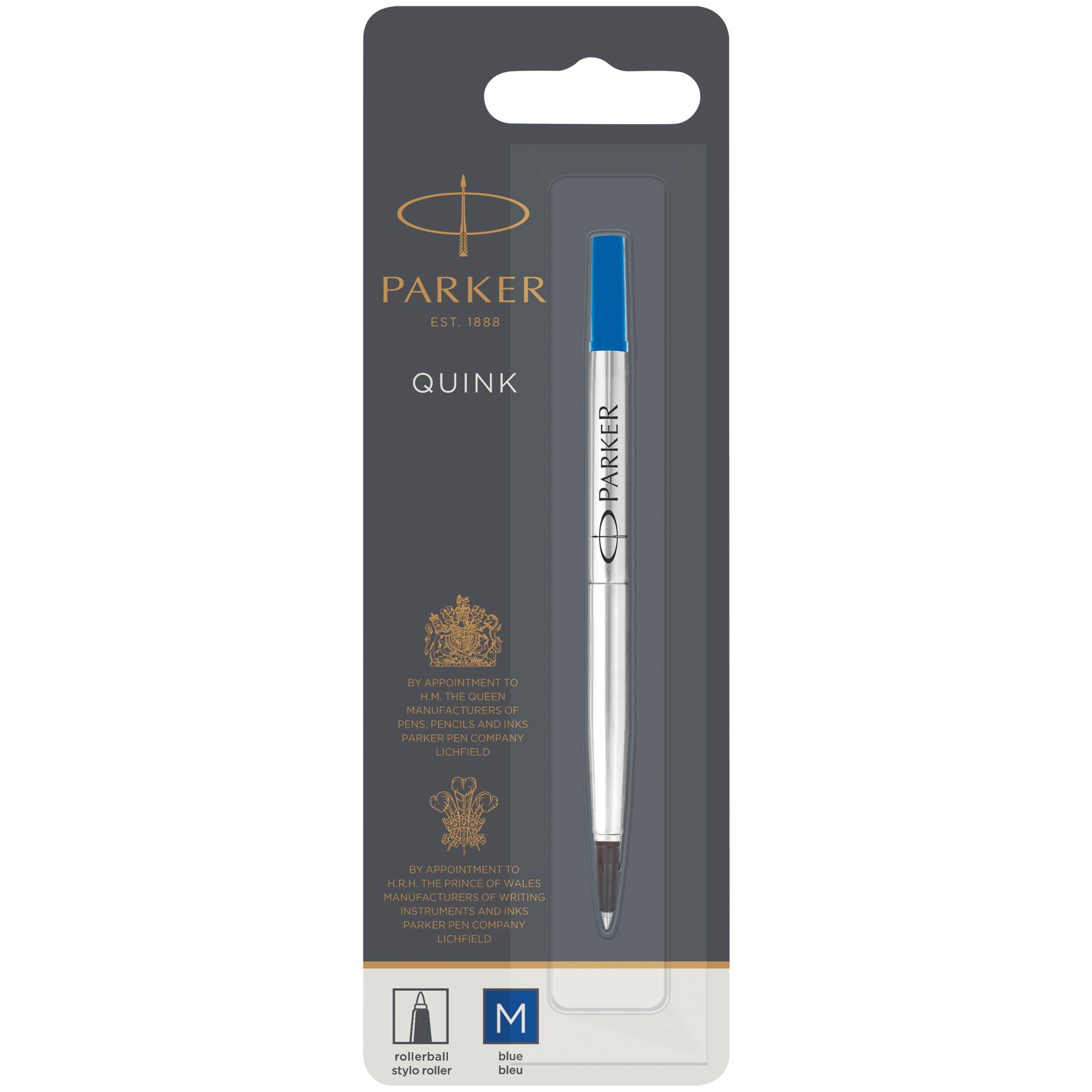 Parker Rollerballmine M blau  (Blister)