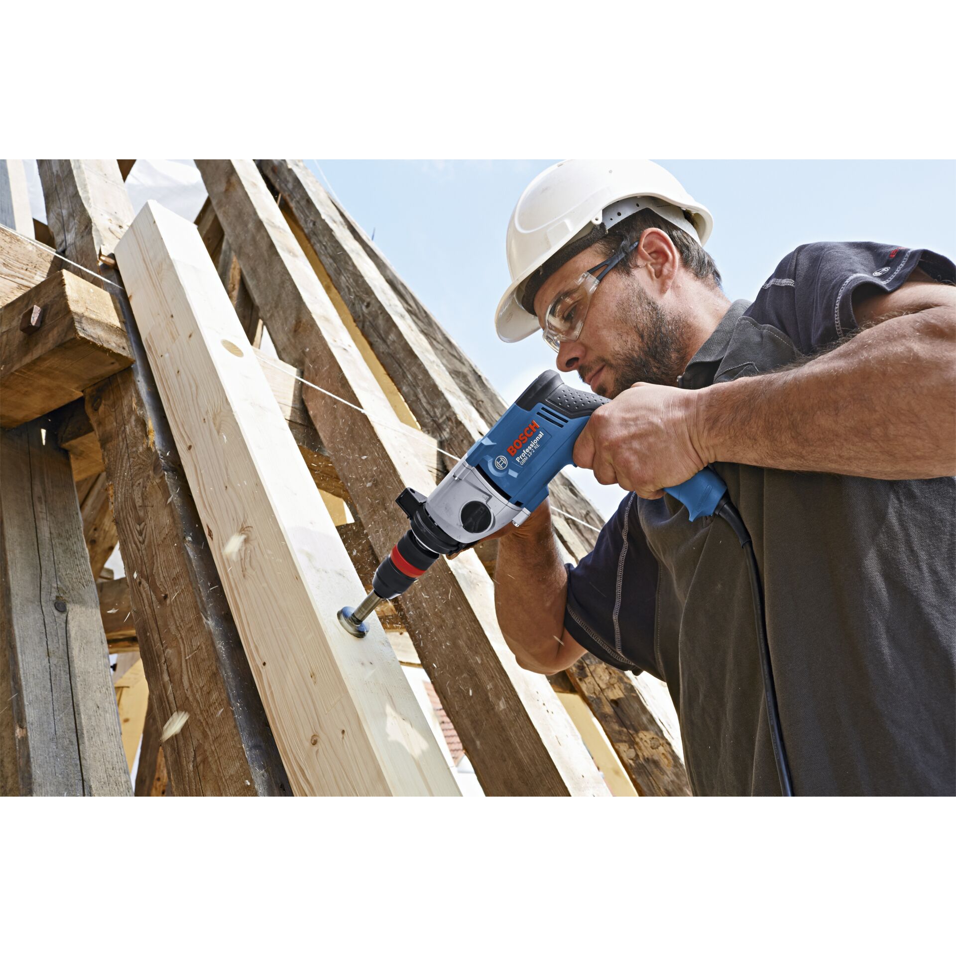 Person, Arbeiter, Gerät, Elektrische Bohrmaschine, Werkzeug