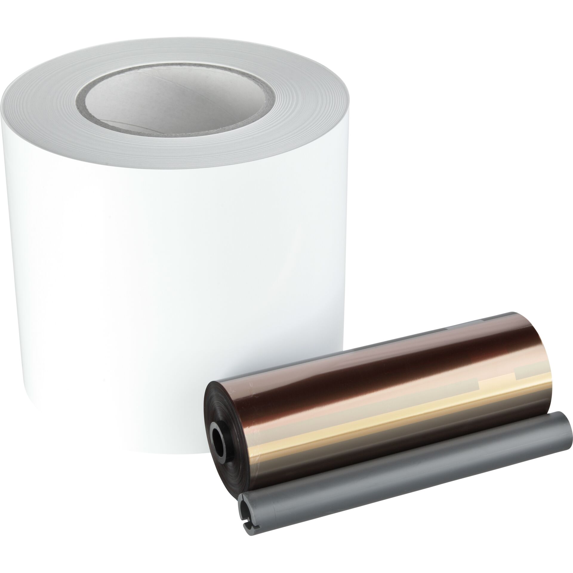 Etikettenrollen, Trägerfolie, Thermorollen, Beschriftungsband, Rollenkassette