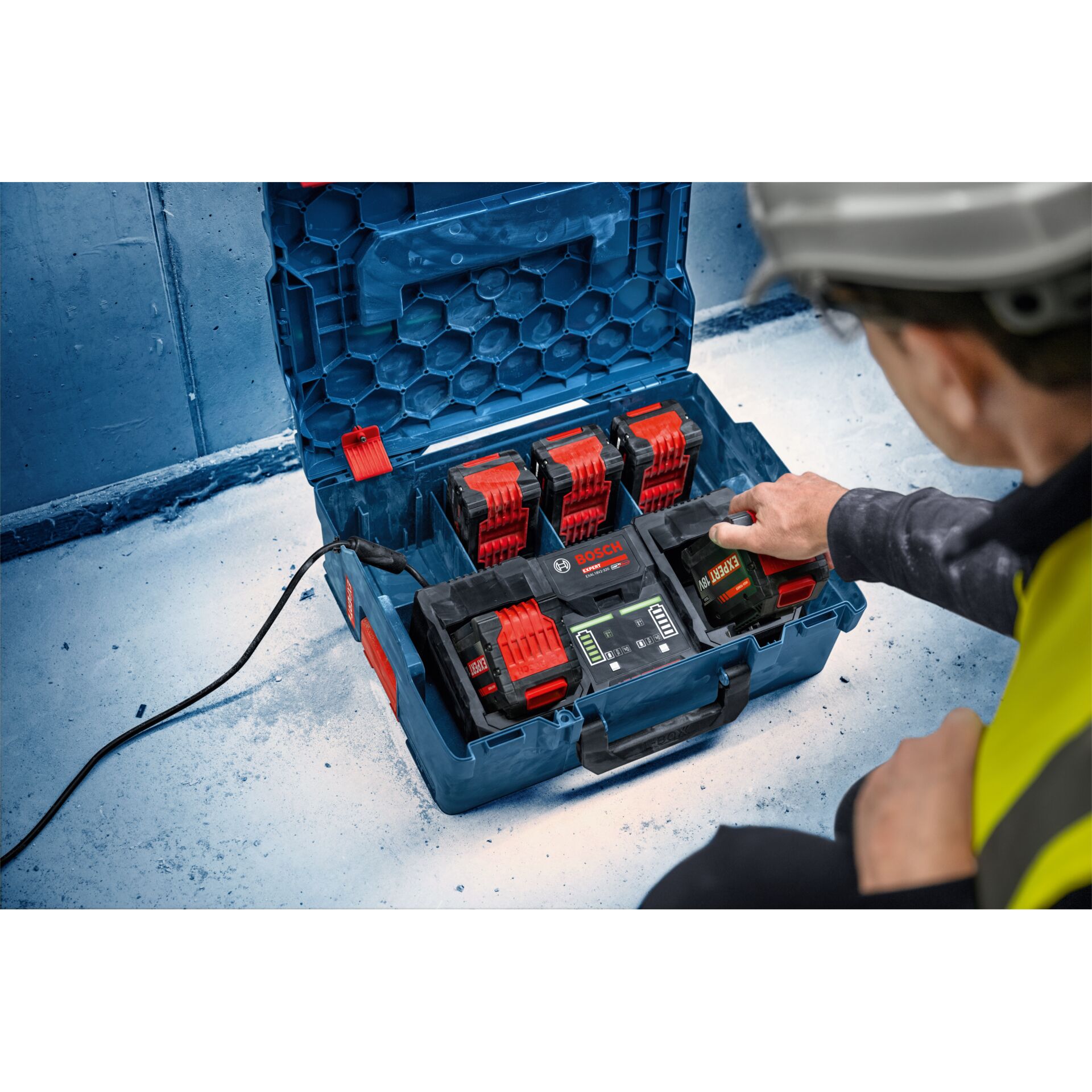 Batterie, Koffer, Ladegerät, Akku-Set, Werkzeugakku