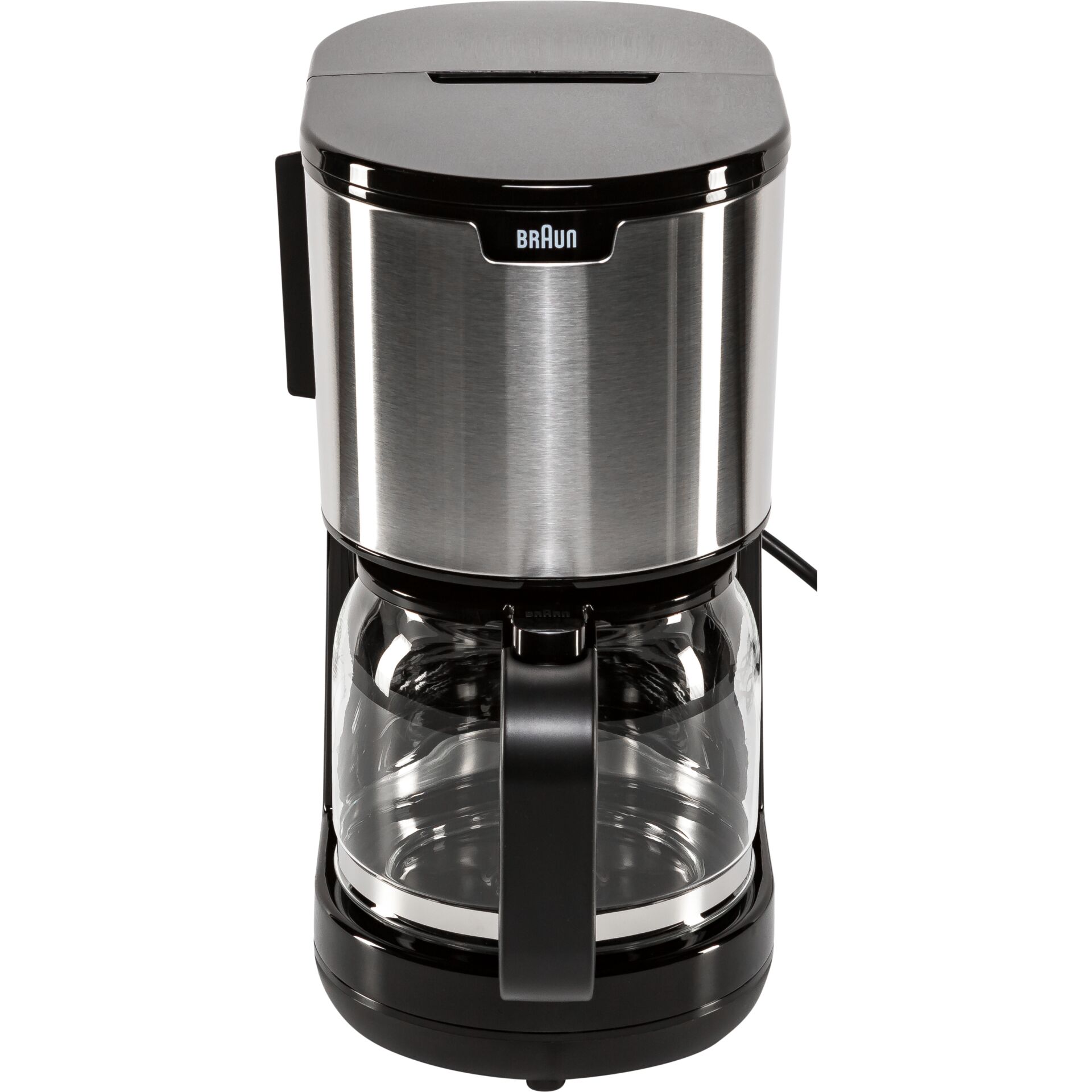 Pokal, Getränk, Kaffee, Kaffeetasse, Kaffeemaschine, Filterkaffee, Stahl, Glasbehälter, Braun
