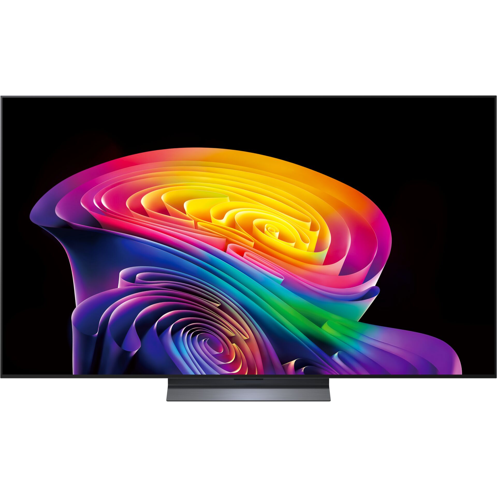 Fernseher, LED Bildschirm, 4K Auflösung, RGB Farben, Schlanker Rahmen