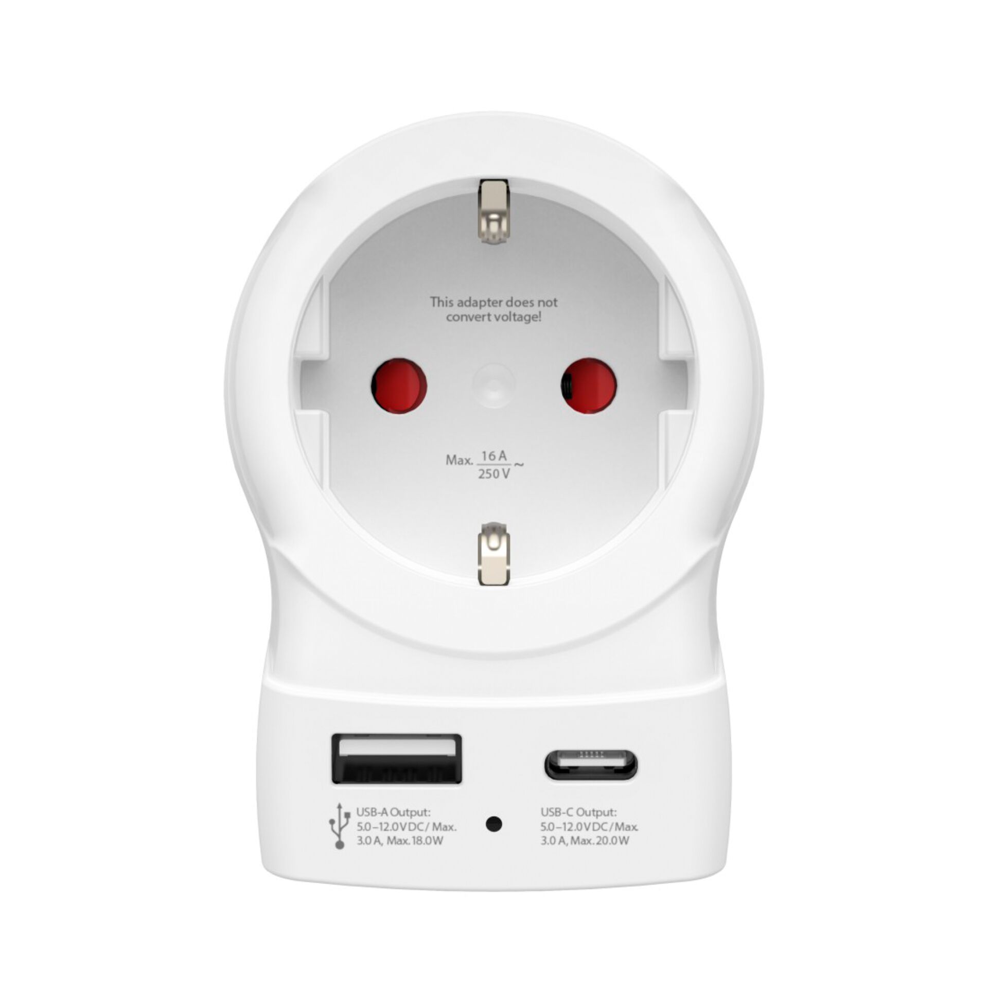 Adapter, Stecker, Reiseladeadapter, USB-Anschlüsse, Mehrfachsteckdose