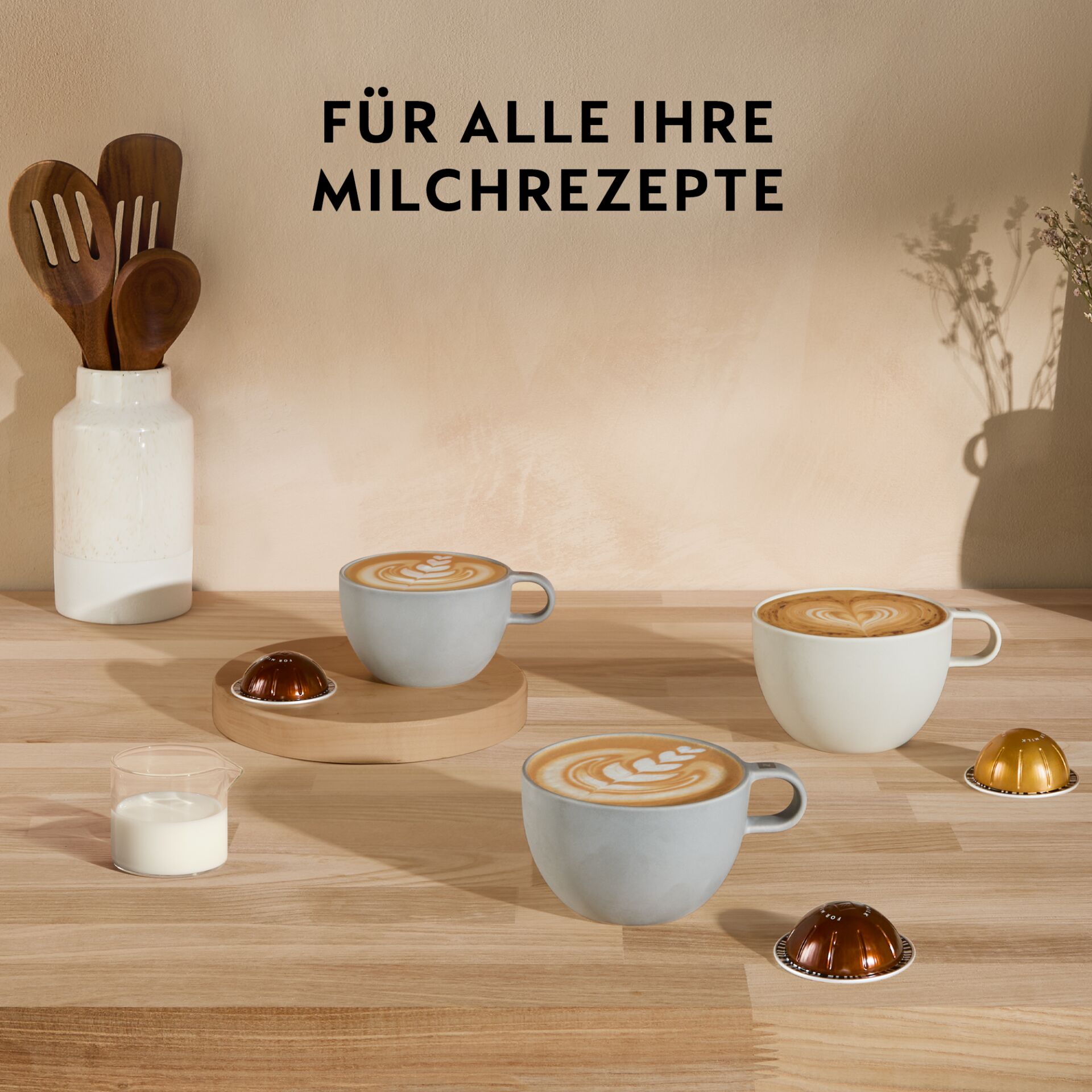 Kaffeebecher, Kaffee Latte, Tafelgeschirr, Milchkaffee, Kapseln/Bonbons