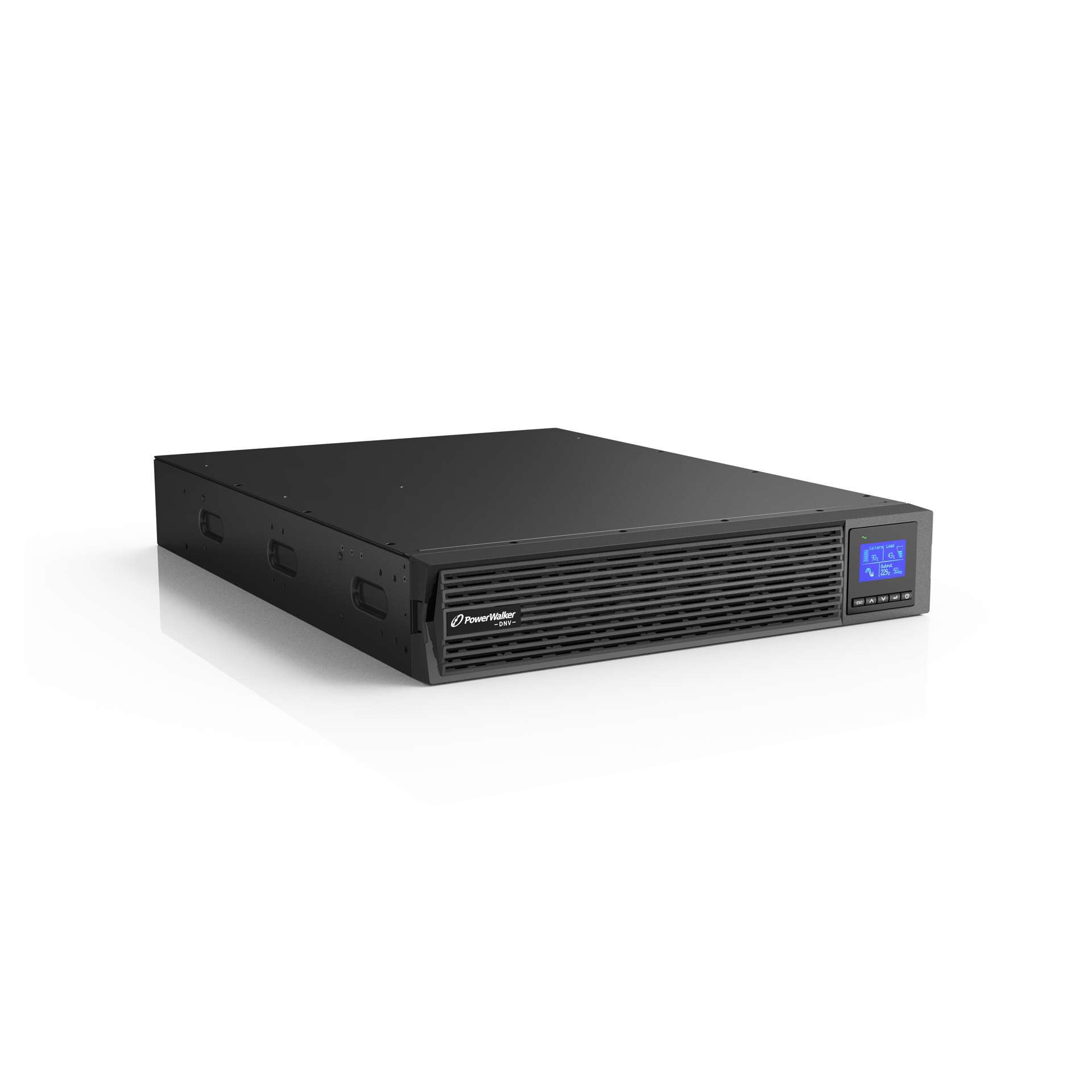 Server, Stromversorgung, Rack-Mount, LCD-Bildschirm, Schwarz