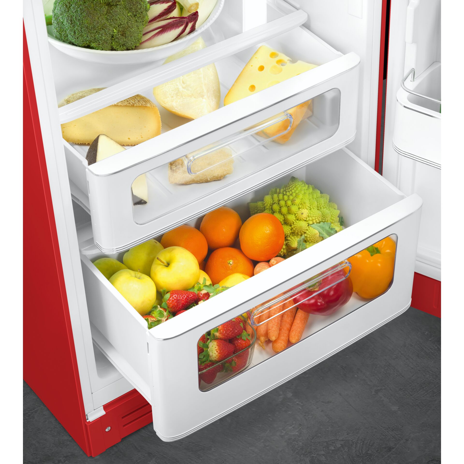 Kühlschrank, Obst, Gemüse, Frischhaltedose, Schublade