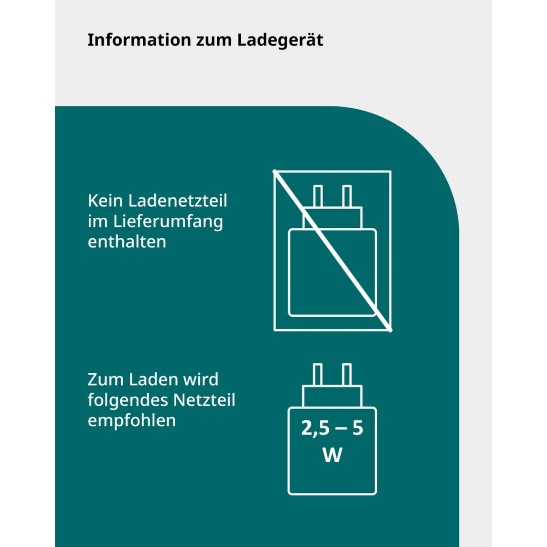 Netzteil, Watt, 2,5-5, Ladegerät, Kein Lieferumfang enthalten