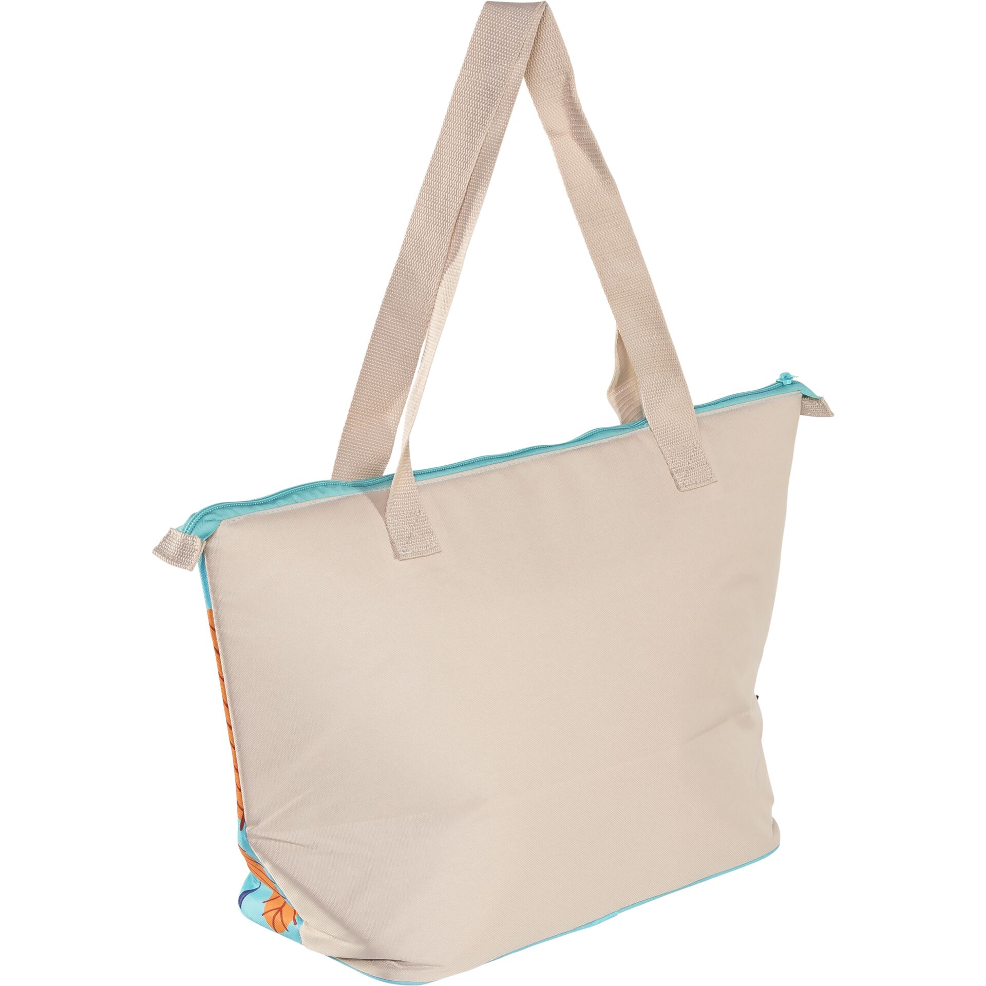 Tasche, Zubehör, Handtasche, Tragetasche, Tasche, Shopper, Beige, Tragetasche, Seitenstreifen-Print