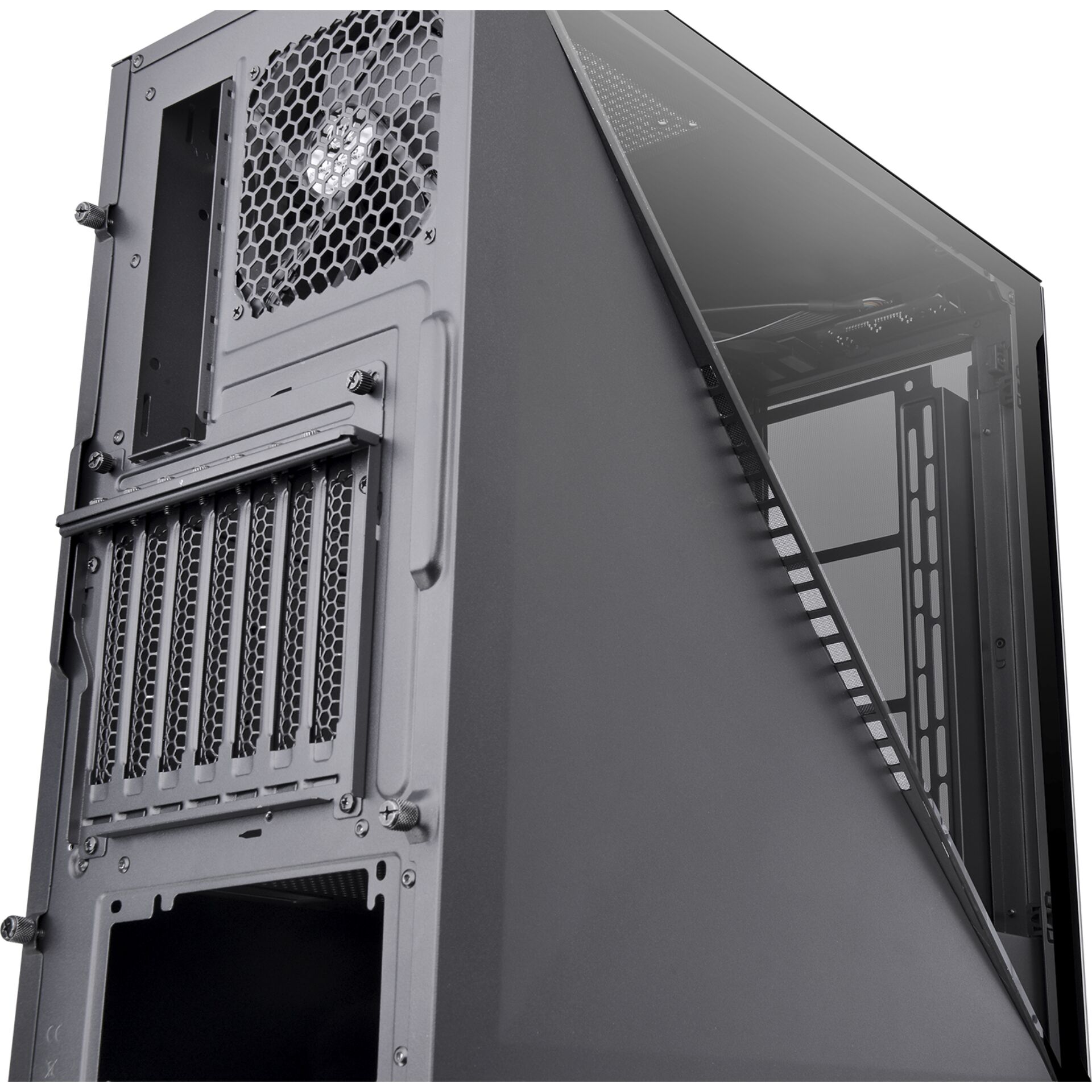 PC-Gehäuse, Tower, Gehäuse, Frontanschluss, Mesh-Panel