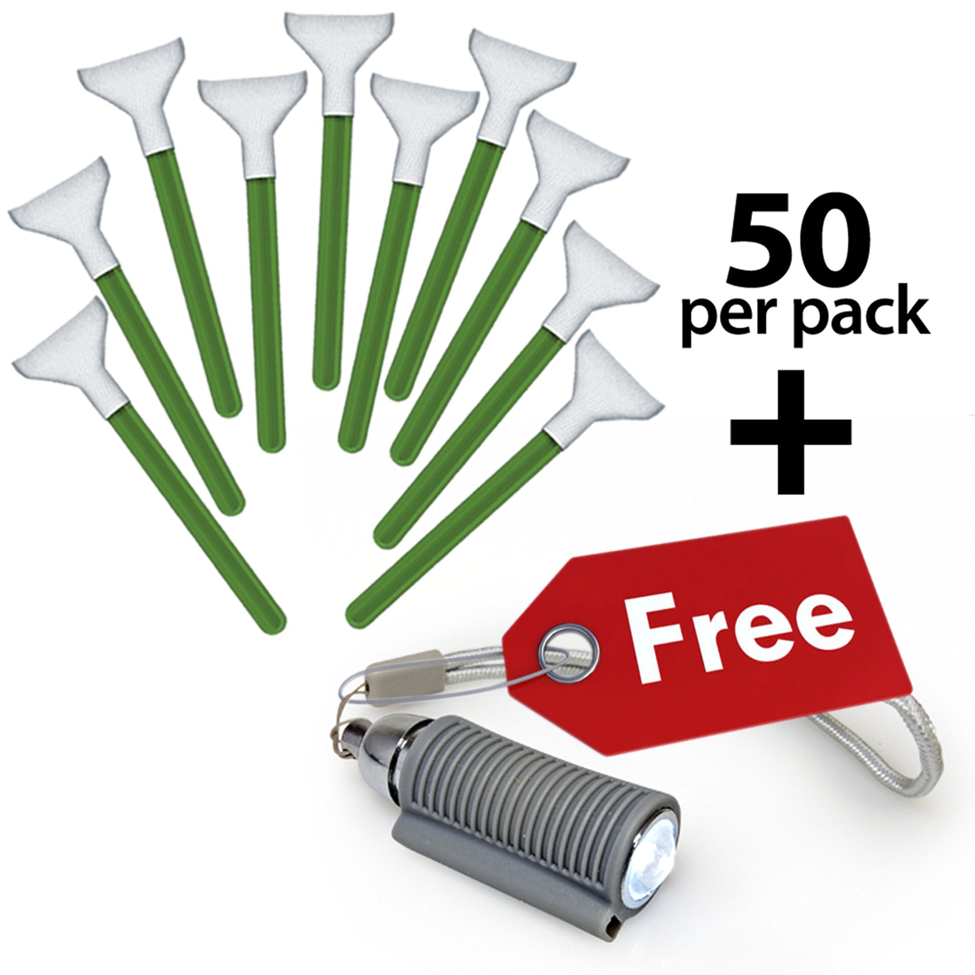 Visible Dust MXD100 Green 1.0x  Vswabs bulk 50 Stück