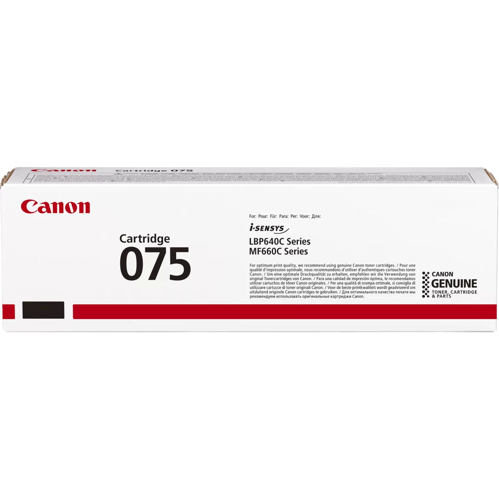 Canon Toner Cartridge 075 H Y  yellow