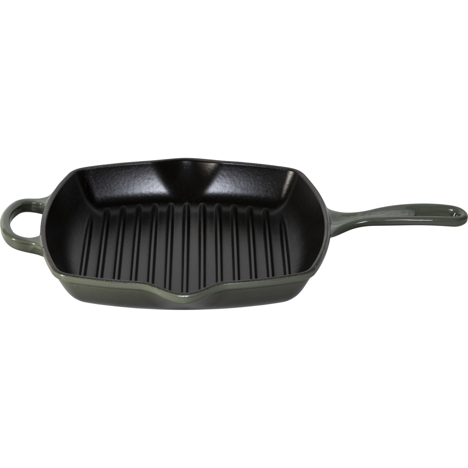 Grillpfanne, Gusseisen, Grillrippen, induktionsgeeignet, Antihaft
