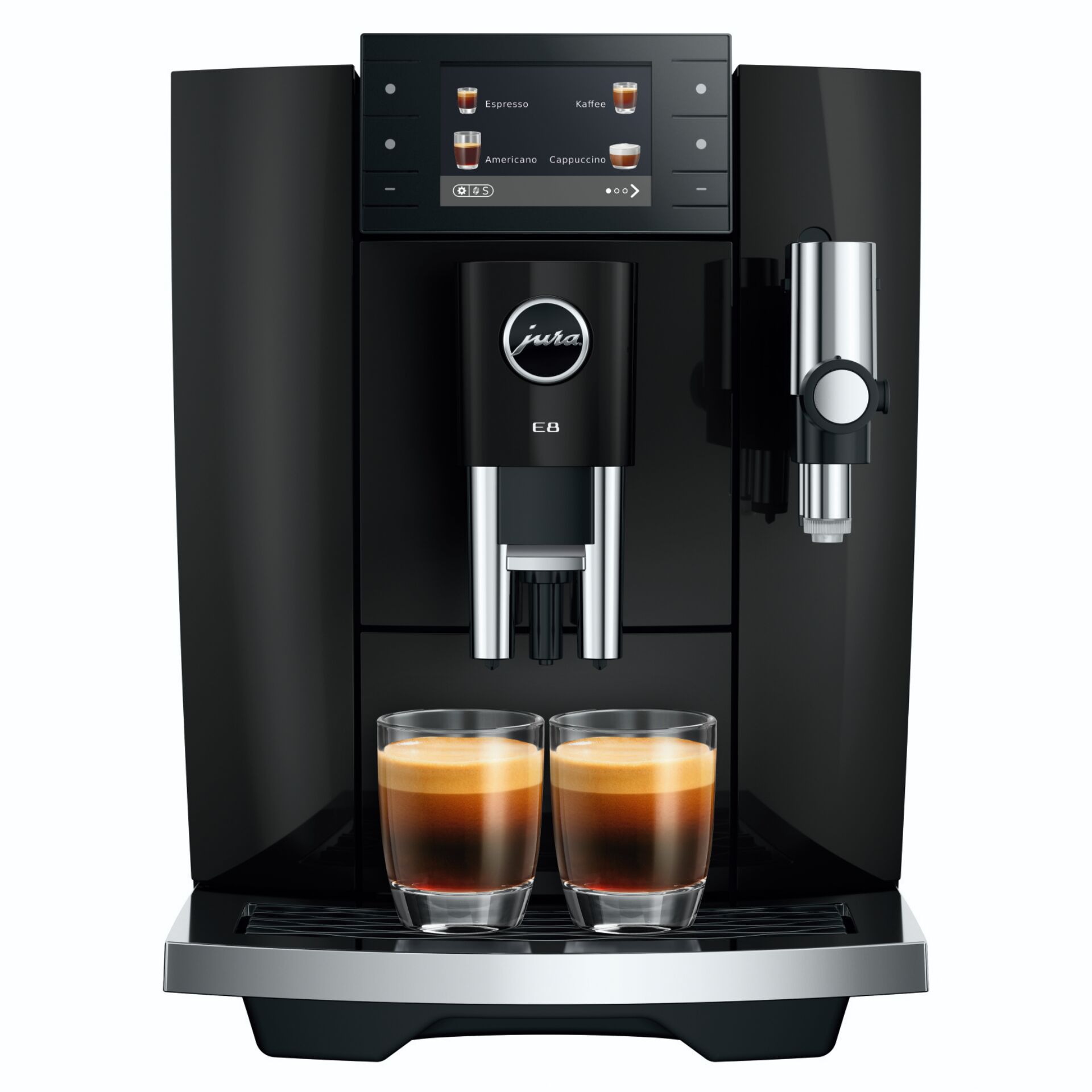 Kaffeemaschine, Espressoautomat, E8, Milchschaum, Tassen/Gläser