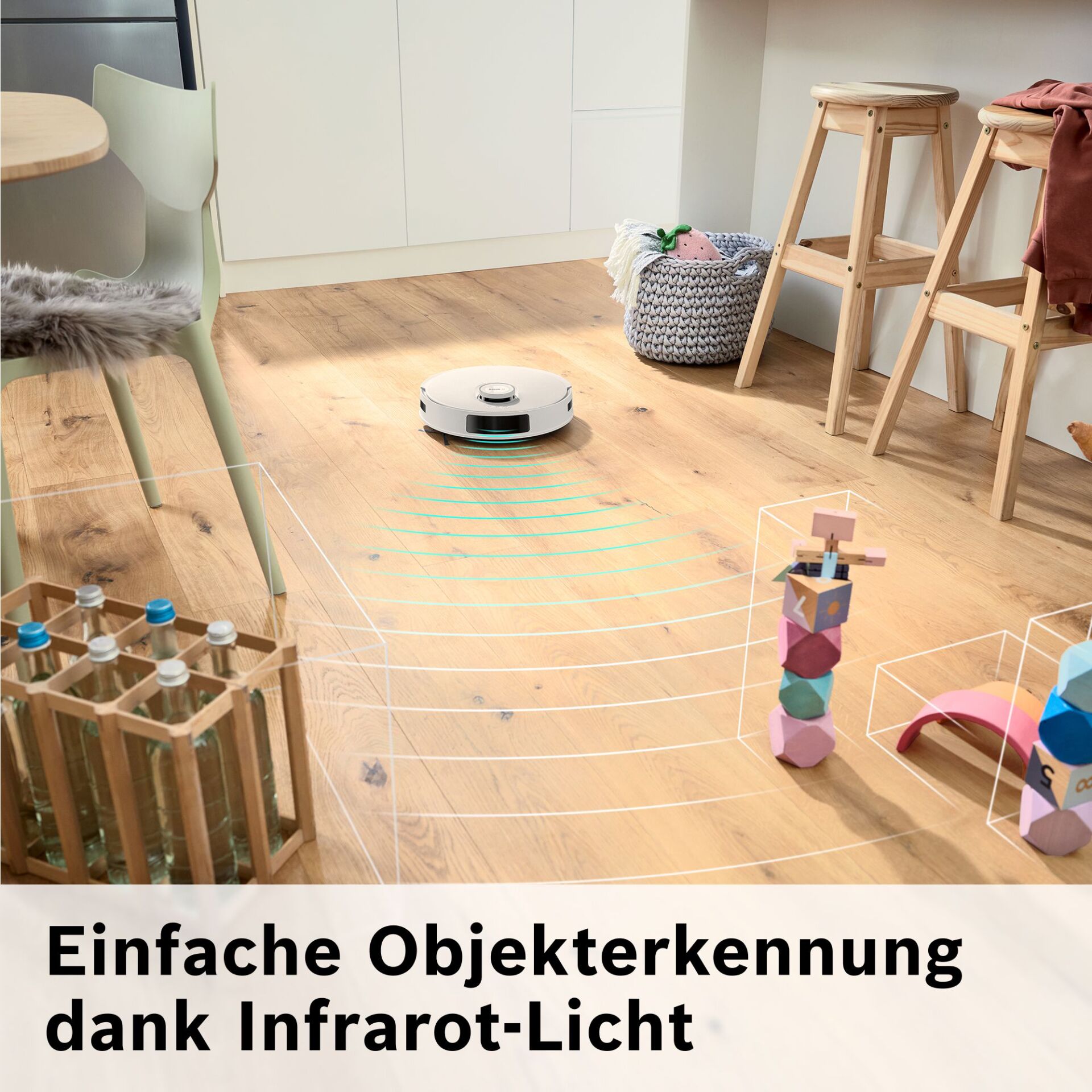 Roboter, Saugroboter, Haushalt, Küche, Infrarot-Licht