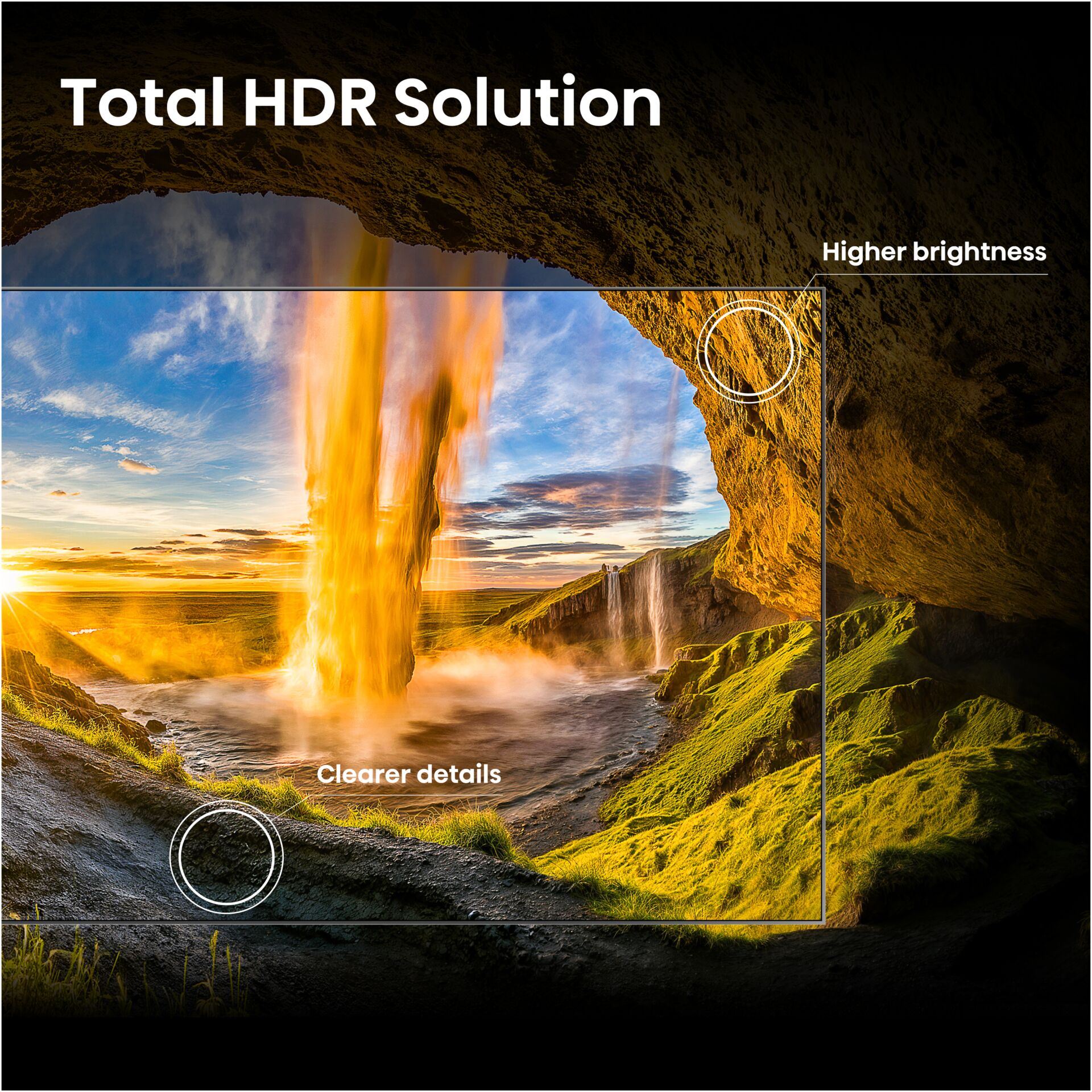 Wasserfall, Kunstaufnahme, Höhle, Landschaft, HDR