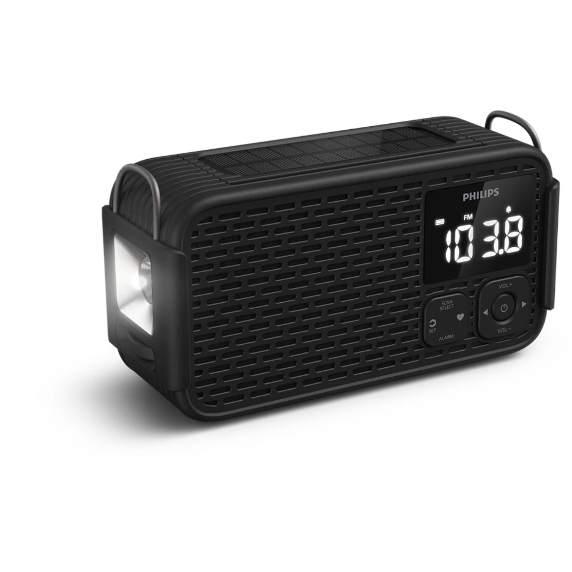 Radio, Portable, FM, Lautsprecher, LED-Anzeige