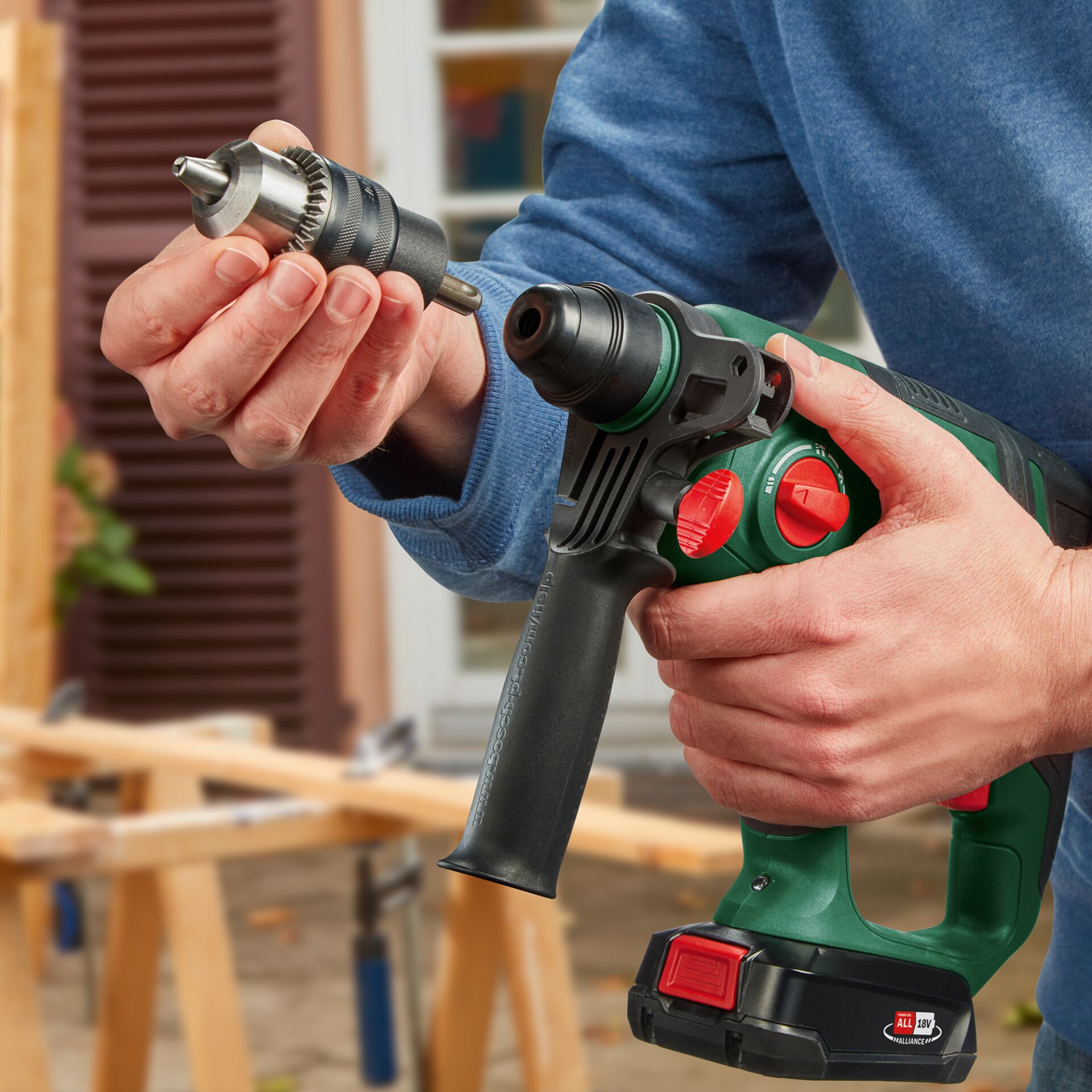 Gerät, Elektrische Bohrmaschine, Werkzeug
