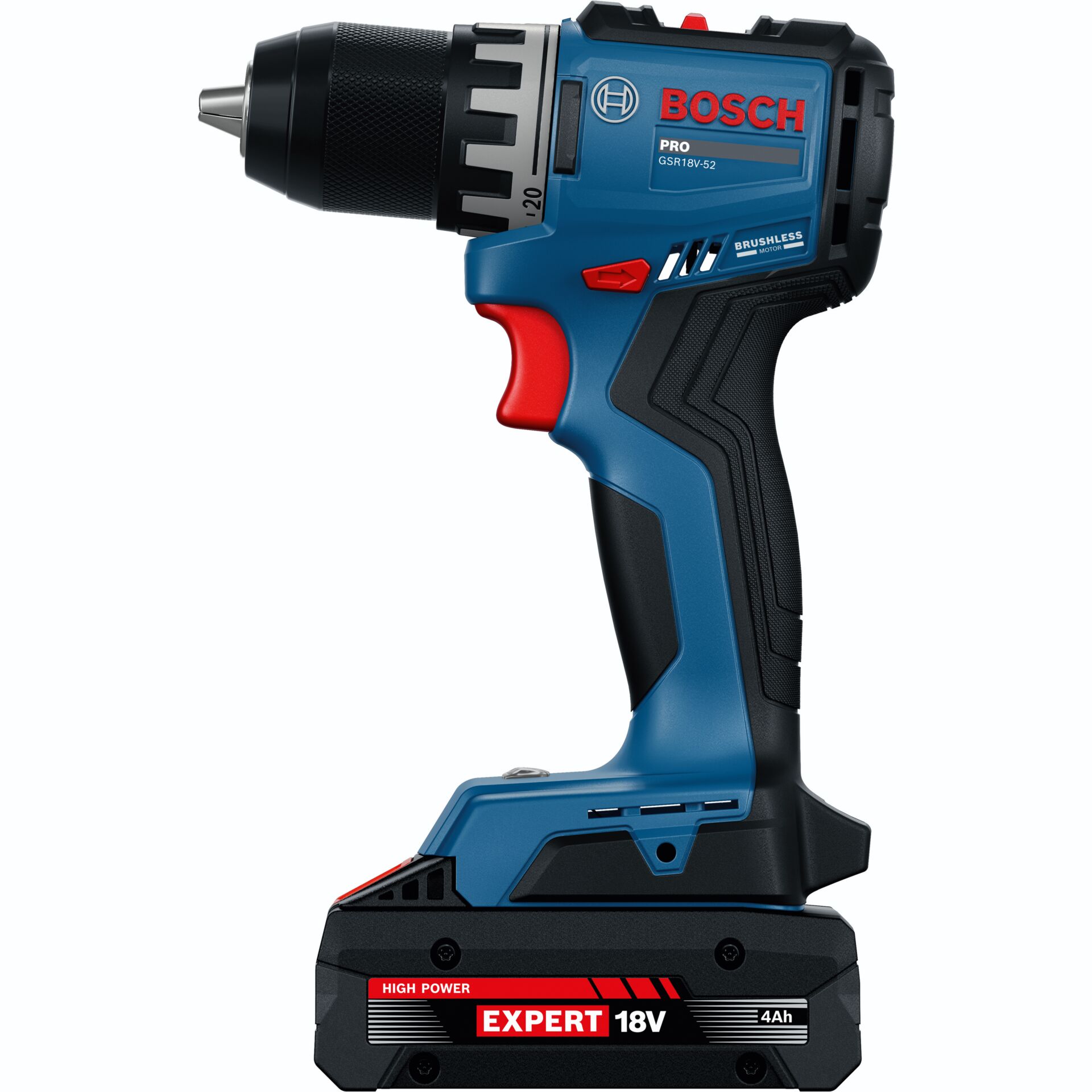 Bohrschrauber, Akku, 18V, Schwarz, Blau