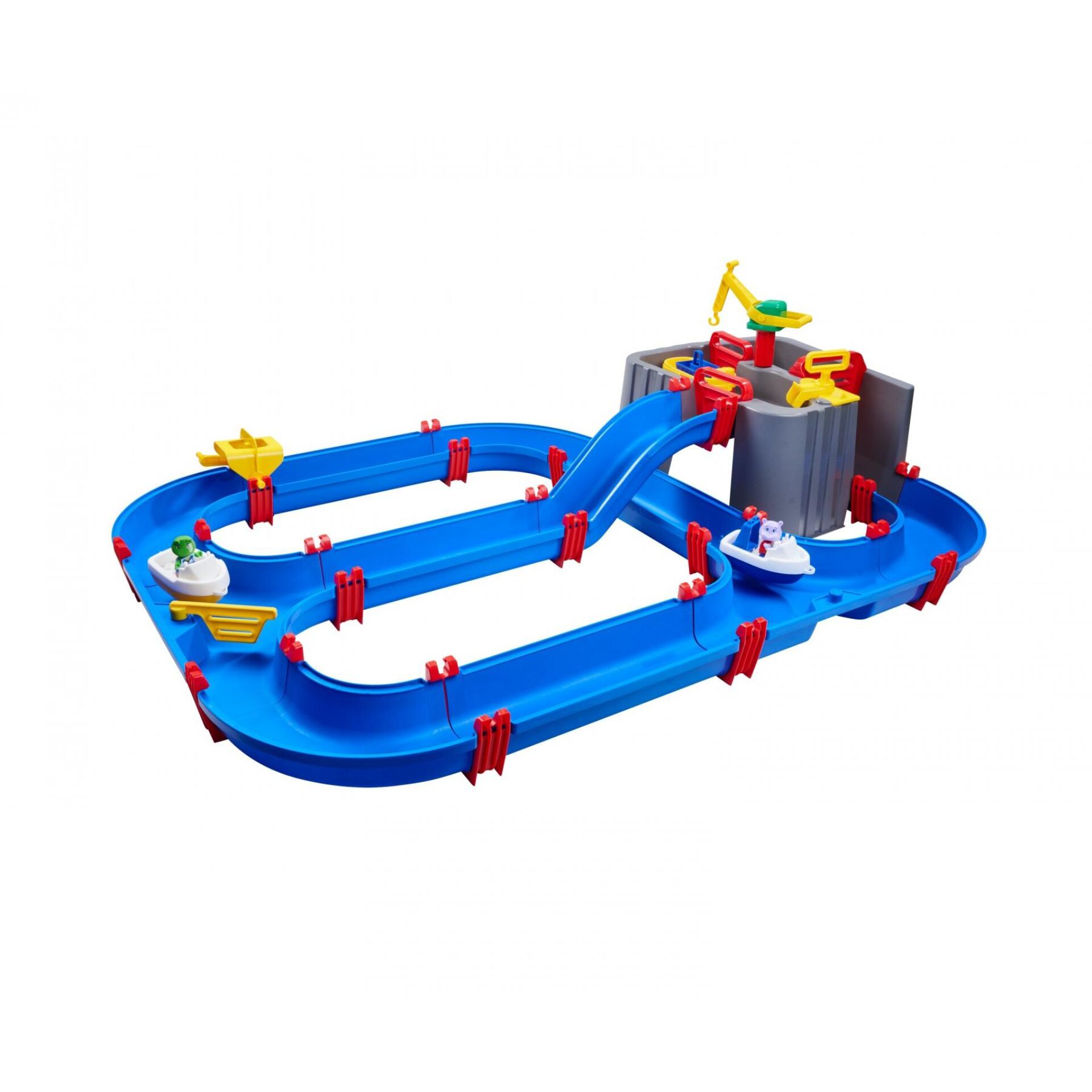 Rennbahn, Spielbahn, Kleine-Bahn, Kinderbahn, Baustein-Spielset
