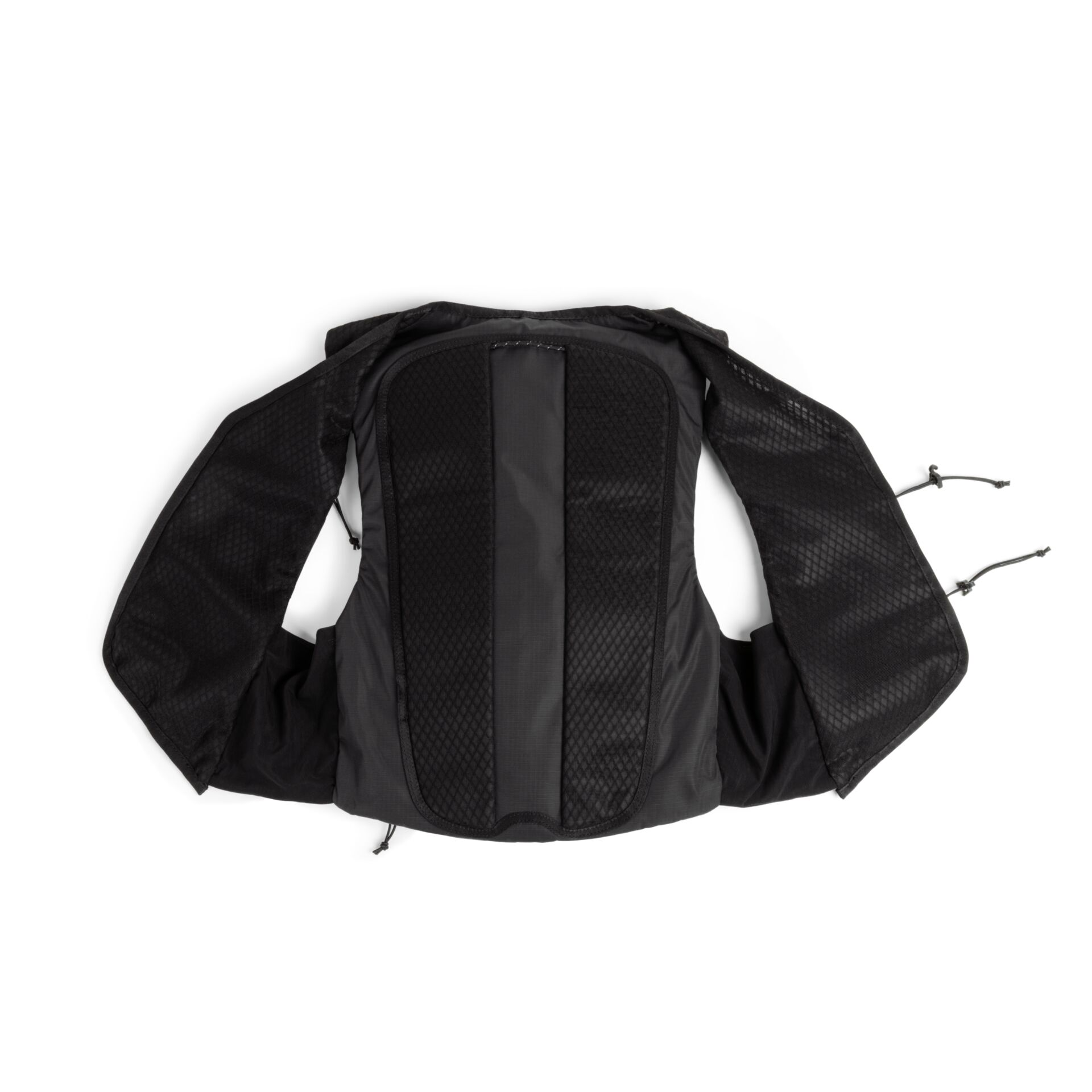 Rucksack, Rückenpolster, Mesh-Material, Schwarz, Seitenfächer