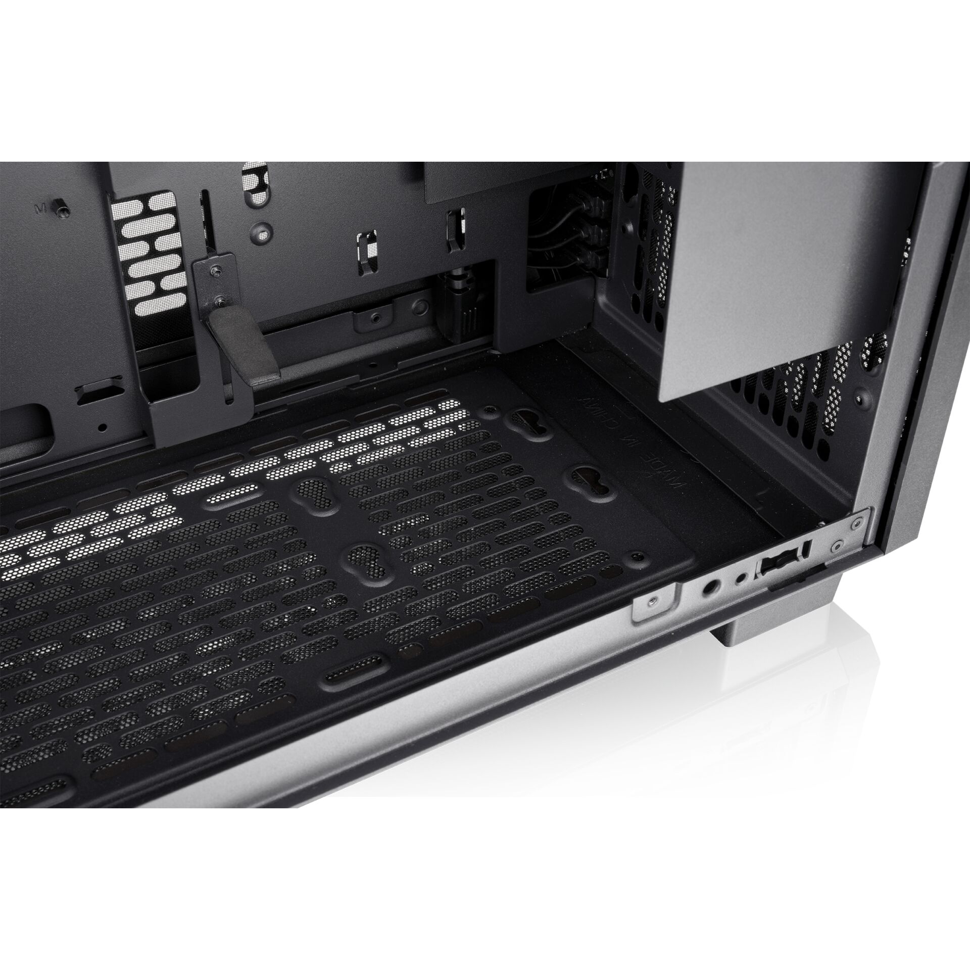 PC-Gehäuse, Mid-Tower, Metall, Mainboard-Tray, Belüftung