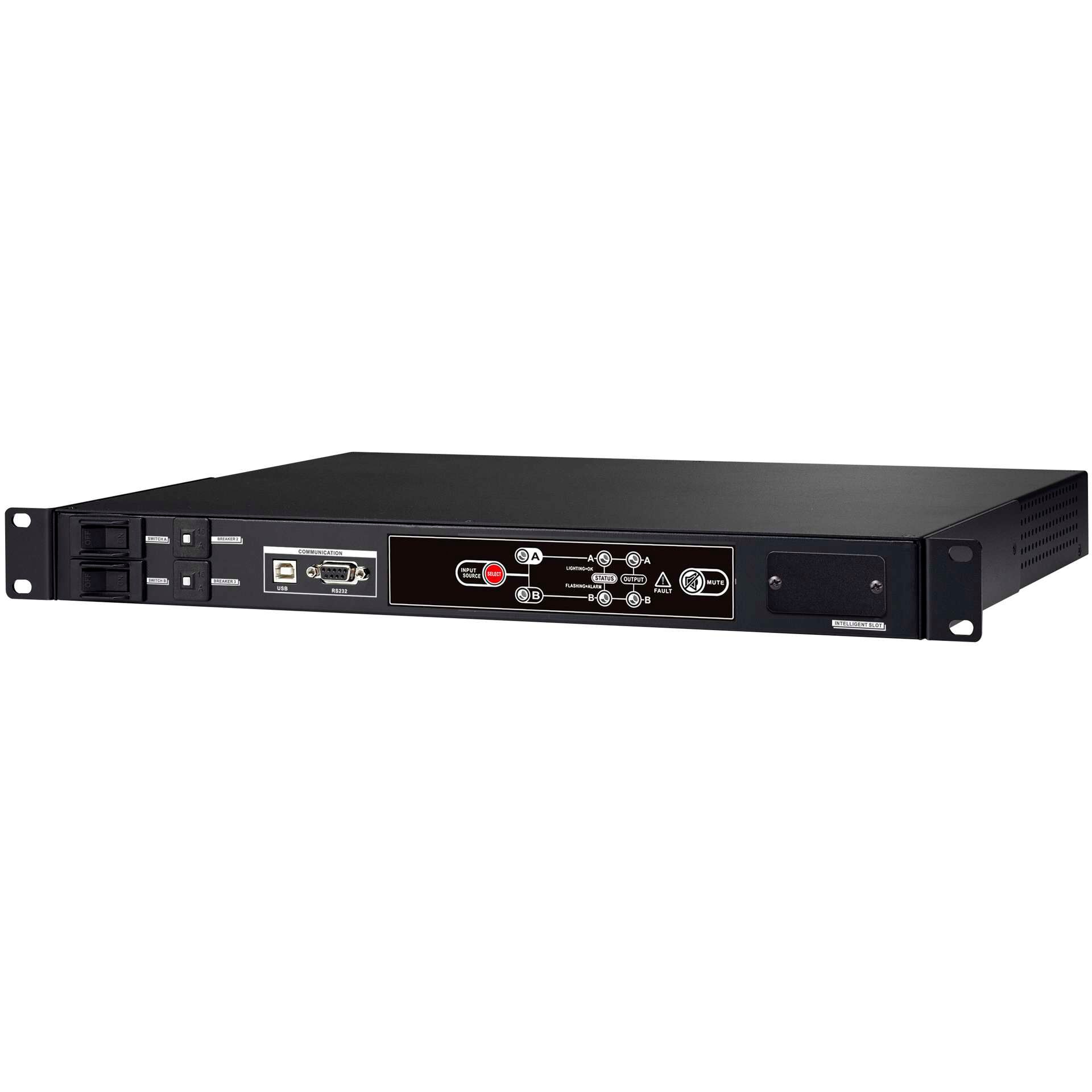 Rackmount, Server, Gerät, Konsole, Rückseite