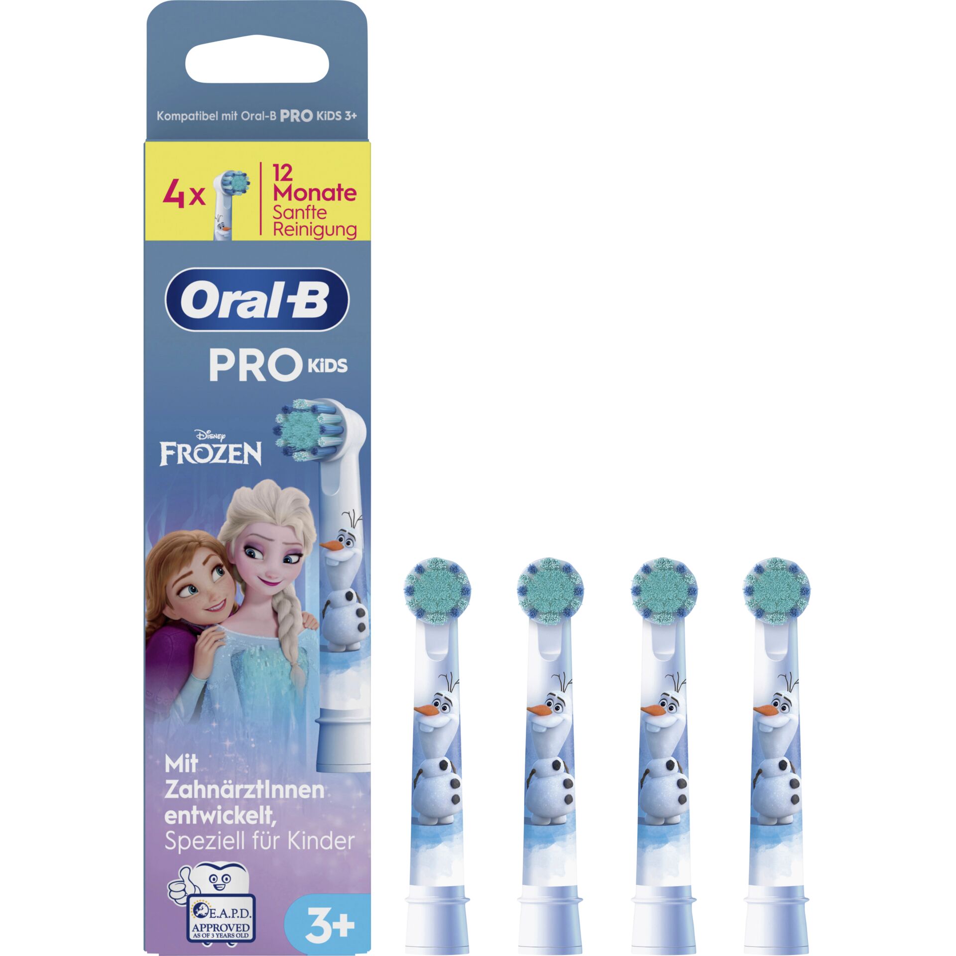 Zahnputz-Sticks, Kinderzahnbürsten, Schallkopf-Bürsten, Disney Frozen, Pro-Kids