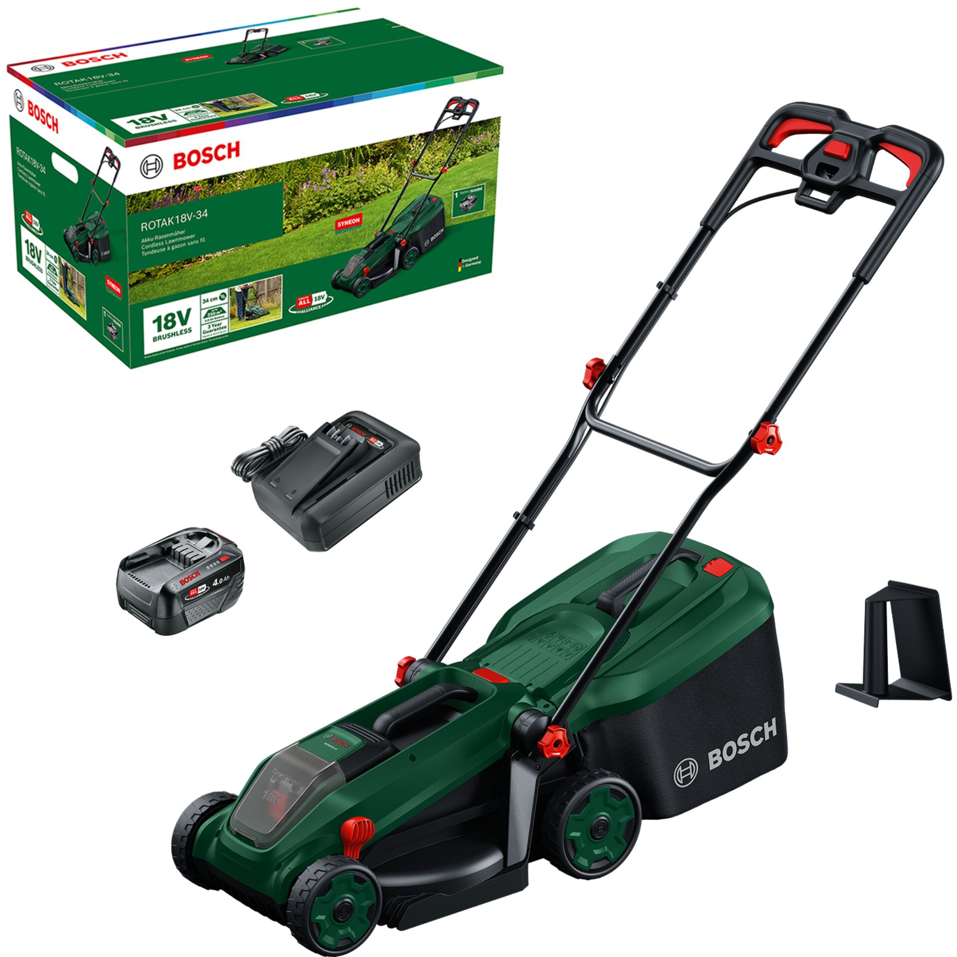 Rasenmäher, Akku, 18V, Rasenpflege, Bausch?