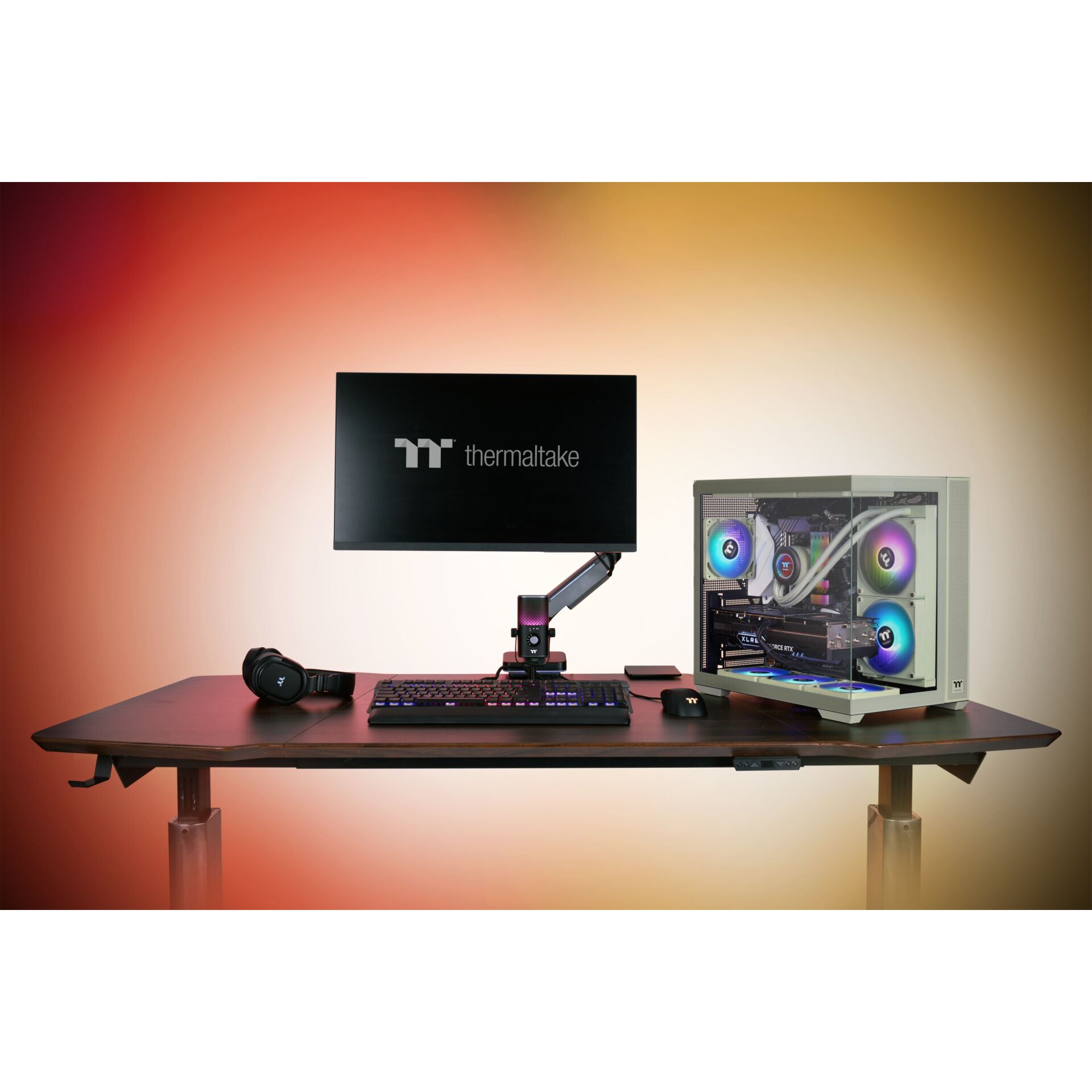 Tabelle, Schreibtisch, Computer, PC, Computerausrüstung