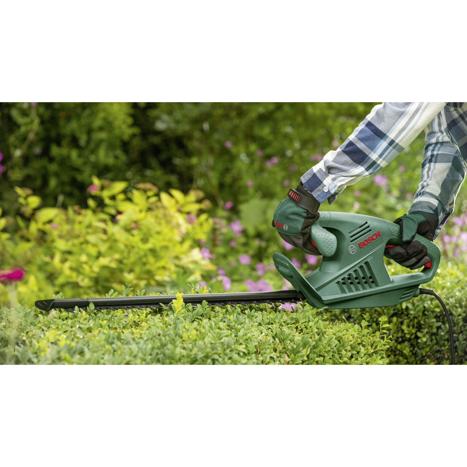 Gras, Rasen, Gerät, Handschuh, E-Scooter