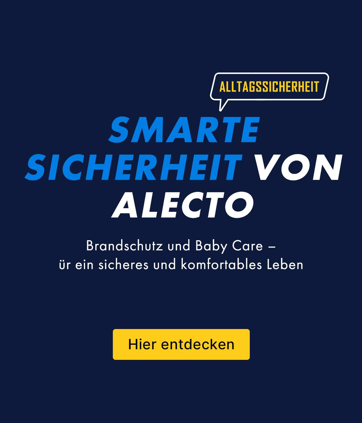 Alltagssicherheit, Alecto, Brandschutz, Baby Care, Hier entdecken