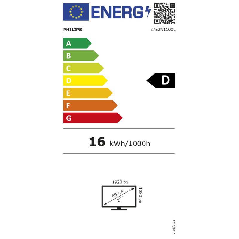 Philips 27E2N1100L – Energieeffizienzklasse D