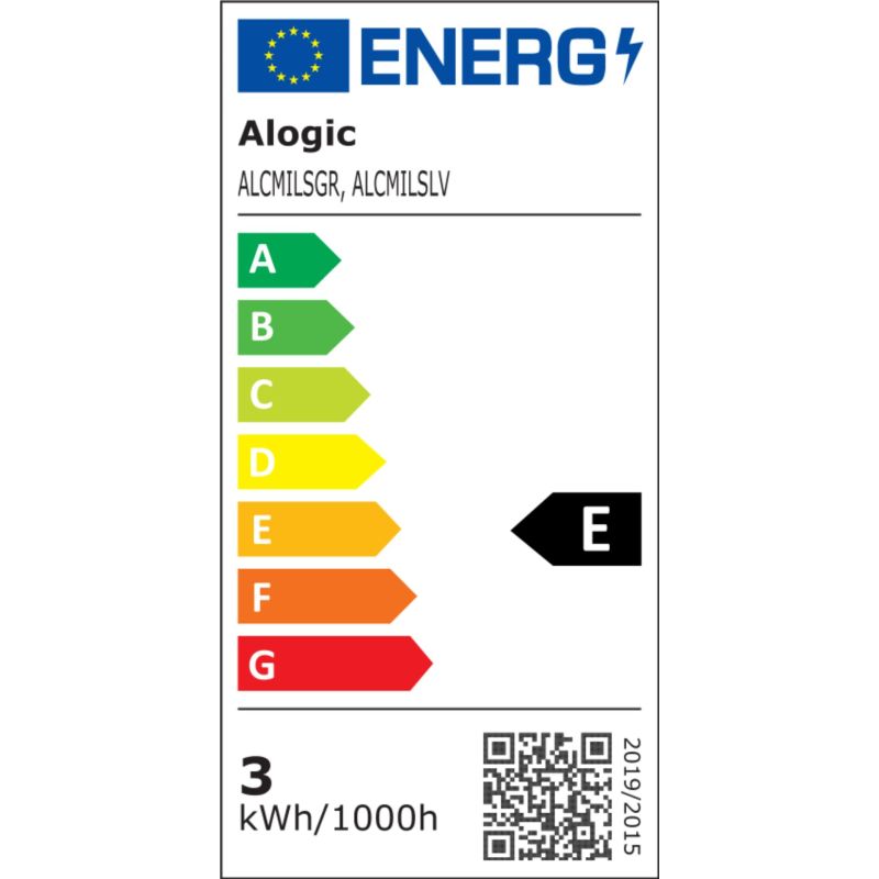 Alogic Illuminate Light Bar with  4k Autofocus Camera Space Grey – Energieeffizienzklasse E