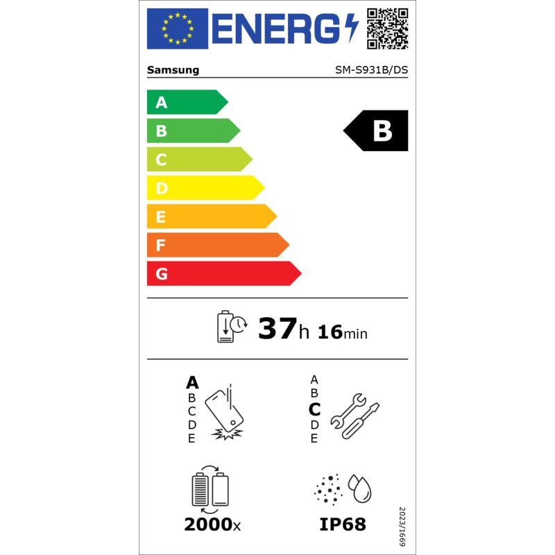 Samsung Galaxy S25 256GB  Enterprise Edition Silver Shadow – Energieeffizienzklasse B